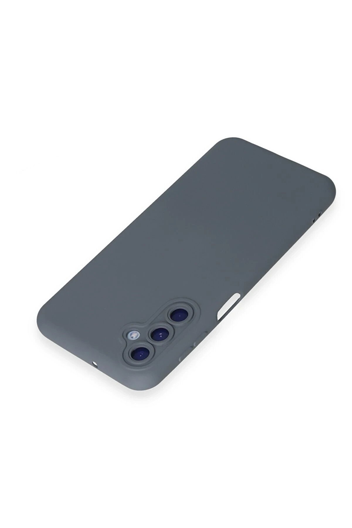 Samsung Galaxy M34 5G Kılıf Nano İ&ccedil;i̇ Kadi̇fe Si̇li̇kon - Gri̇ - Dropx7899-7664