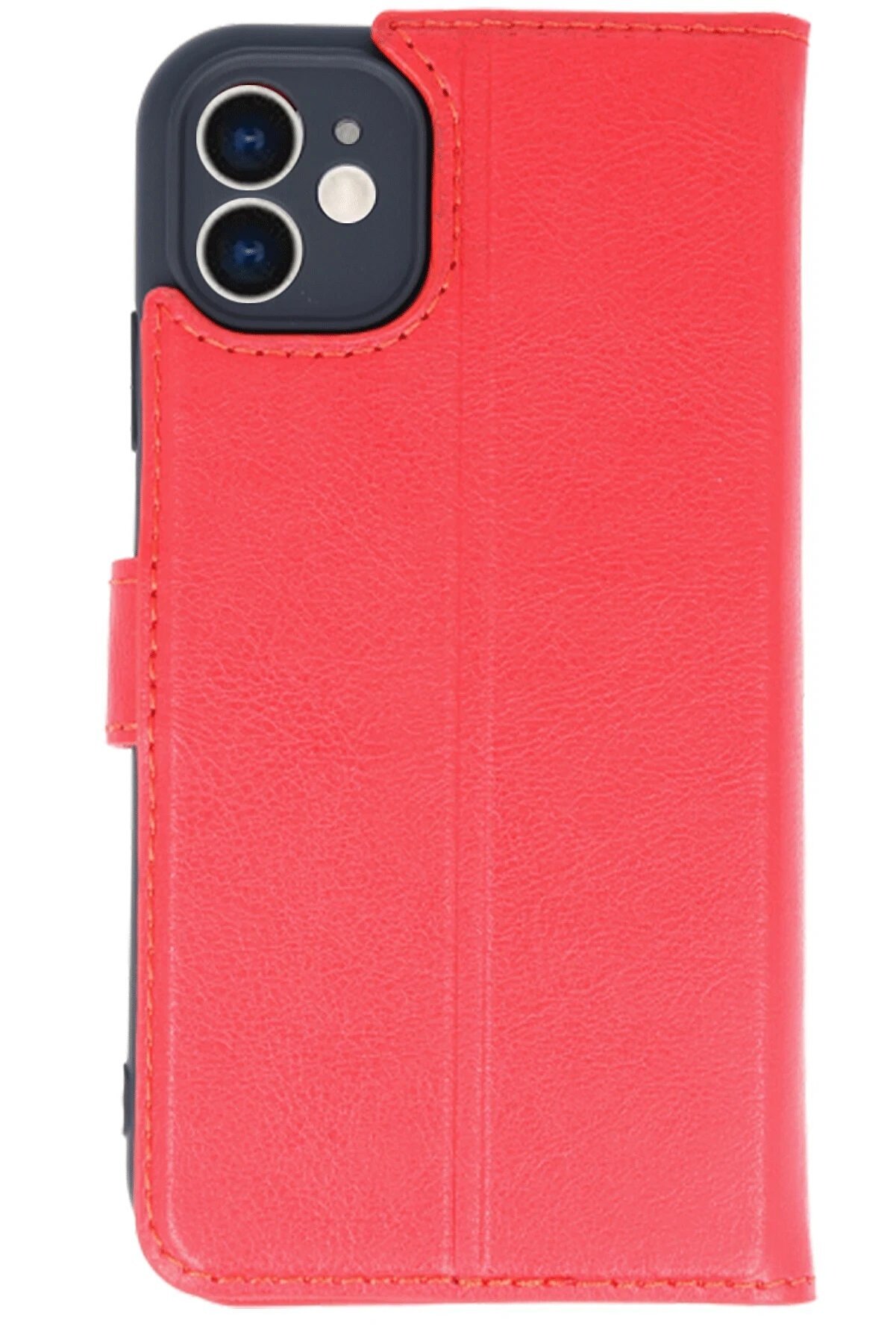 İphone 11 Kılıf Trend S Plus Kapaklı Kılıf - Kırmızı - Dropx2671-8275