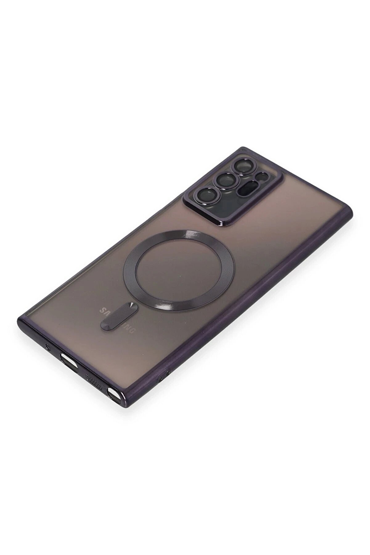 Samsung Galaxy Note 20 Ultra Kılıf Kross Magneti̇csafe Kapak - Mor - Dropx1306-4845