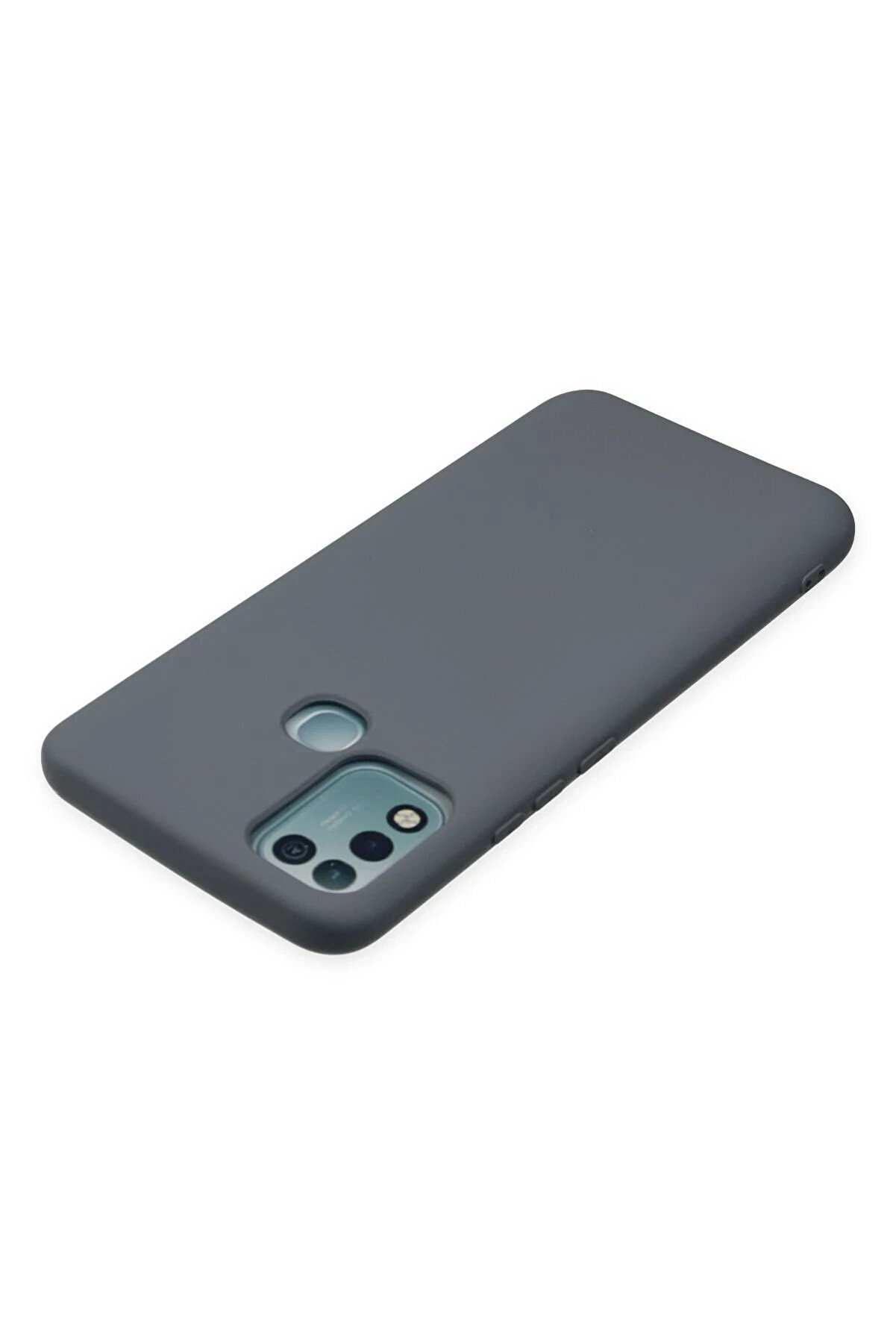 İnfi̇ni̇x Hot 10 Play Kılıf Nano İ&ccedil;i̇ Kadi̇fe Si̇li̇kon - Gri̇ - Dropx9806-3218