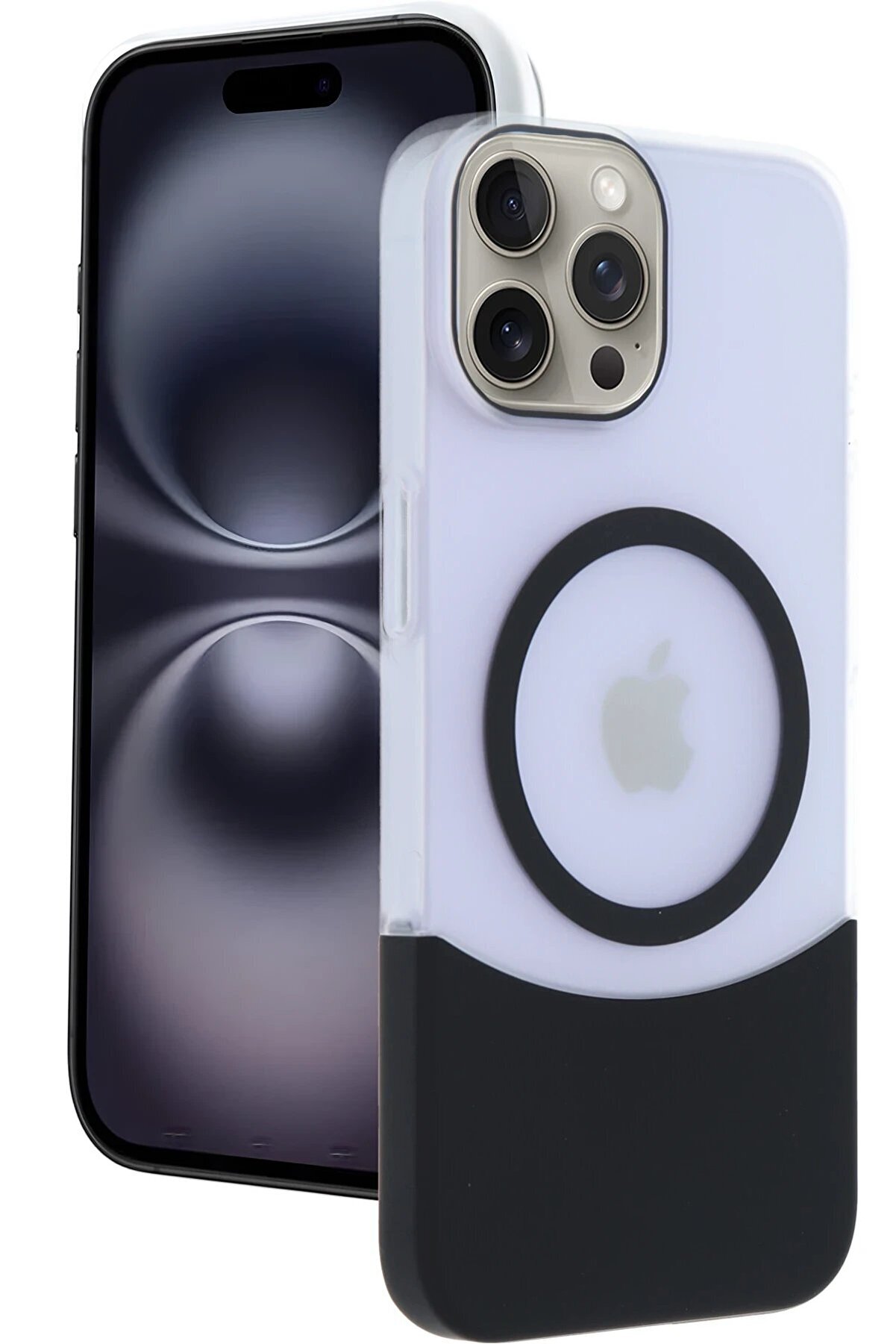 Apple İphone 15 Pro Max Velar Magsafe Kapak - Si̇yah - Dropx5328-7618