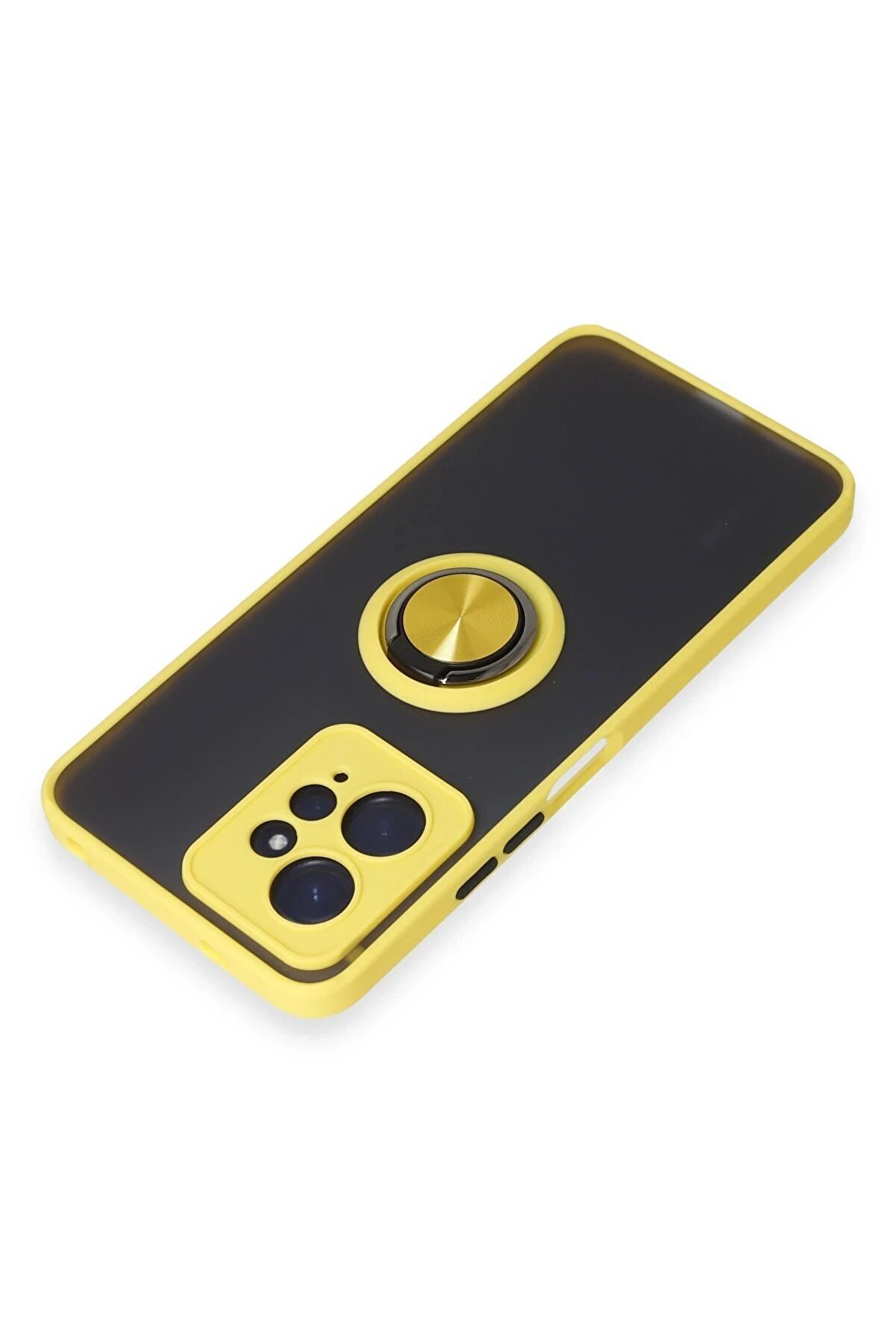 Xi̇aomi̇ Redmi̇ Note 12 4G Kılıf Montreal Y&uuml;z&uuml;kl&uuml; Si̇li̇kon Kapak - Sarı - Dropx4188-4266