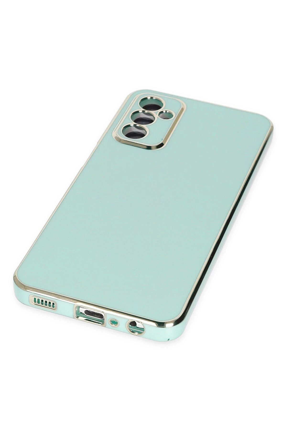 Samsung Galaxy A04S Kılıf Volet Si̇li̇kon - Açık Yeşi̇l - Dropx9774-1346