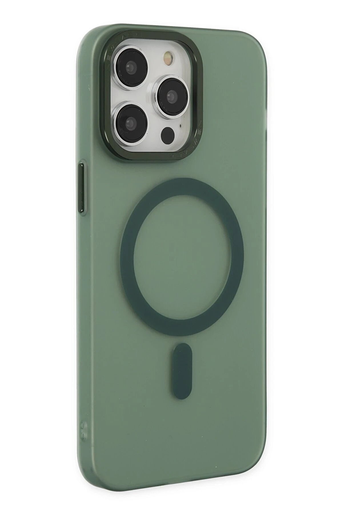 İphone 14 Pro Max Kılıf Lodos Magneti̇csafe Mat Kapak - K&ouml;knar Yeşi̇li̇ - Dropx4960-8332