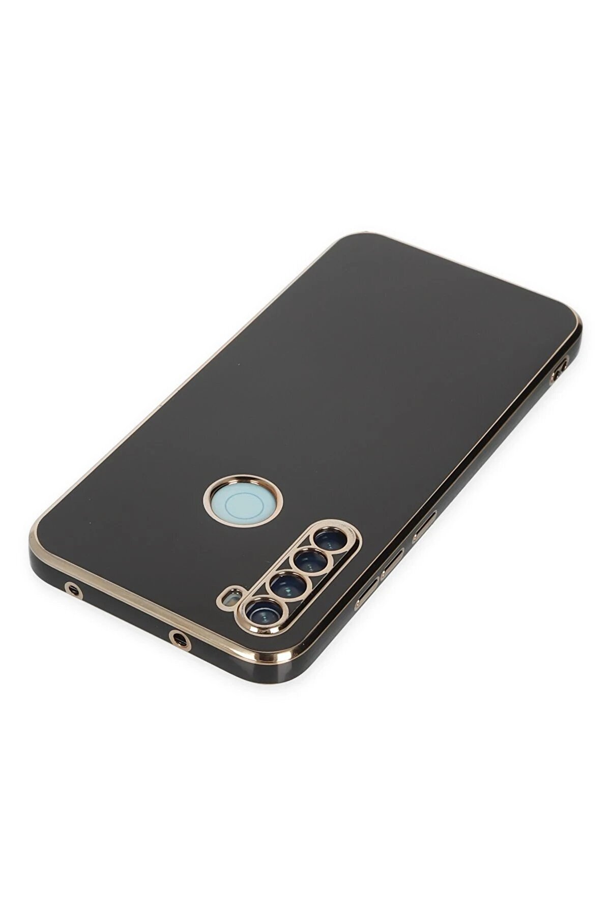 Xi̇aomi̇ Redmi̇ Note 8 Kılıf Volet Si̇li̇kon - Si̇yah - Dropx4412-5412