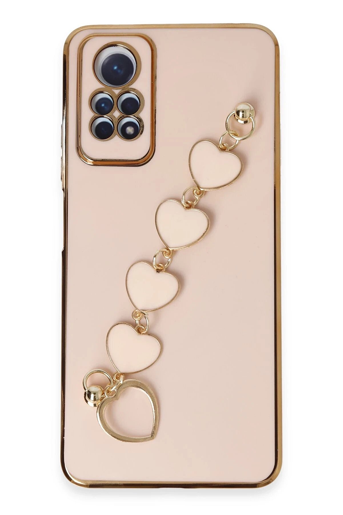 CepteToptan Xiaomi Redmi Note 12 Pro 4G Kılıf Esila Silikon - Pudra - DROPX9422-6872