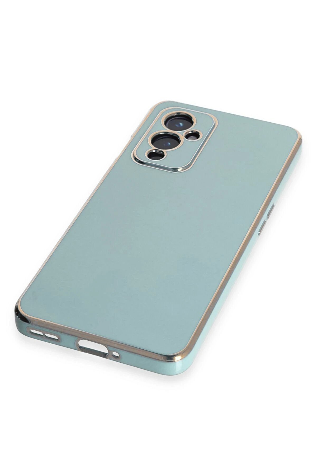 One Plus 9 Kılıf Volet Si̇li̇kon - A&ccedil;ık Yeşi̇l - Dropx3147-4329