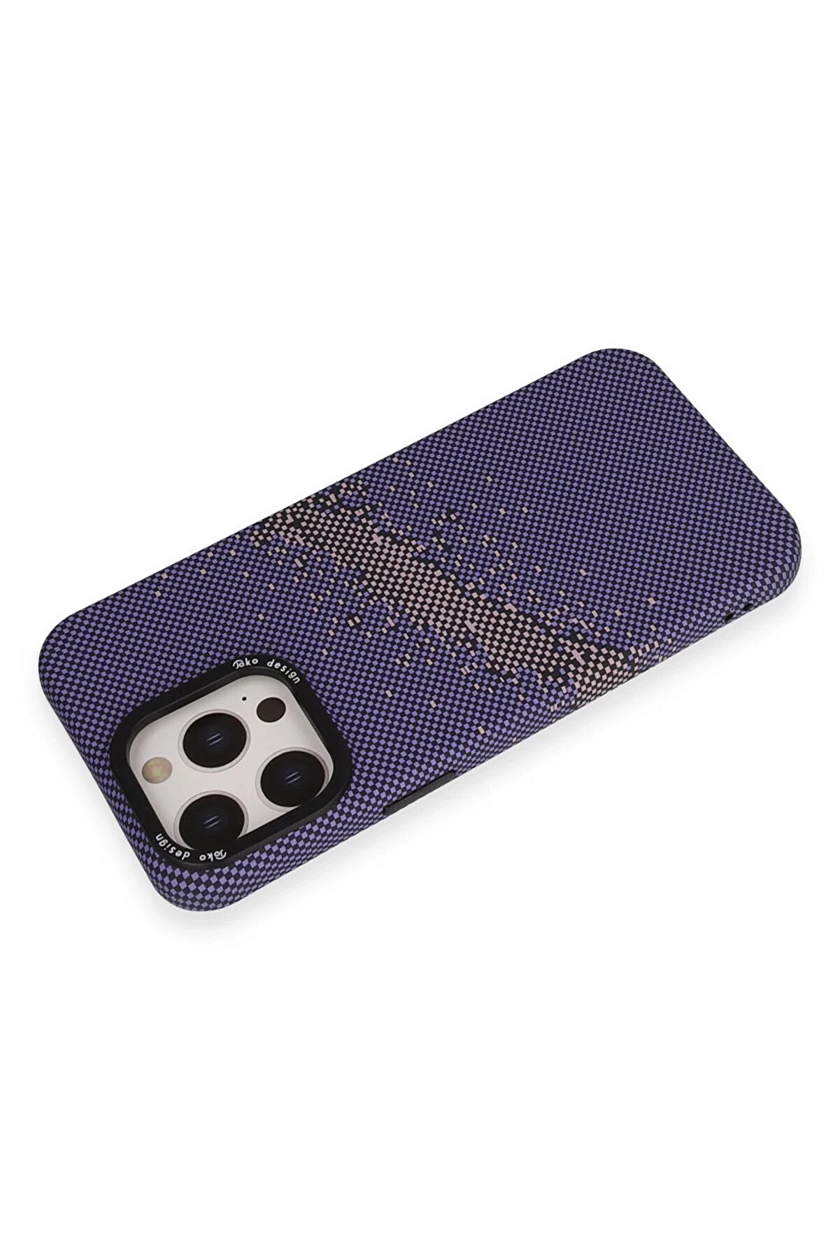 İphone 15 Pro Basel Kapak - Deri̇n Mor - Dropx2449-7250