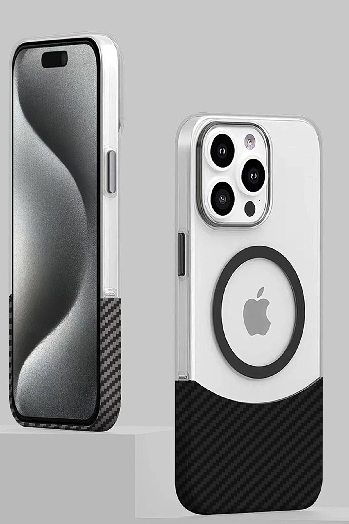 İphone 16 Pro Carbon Puzzle Magsafe Kapak - Desert - Dropx7048-7762