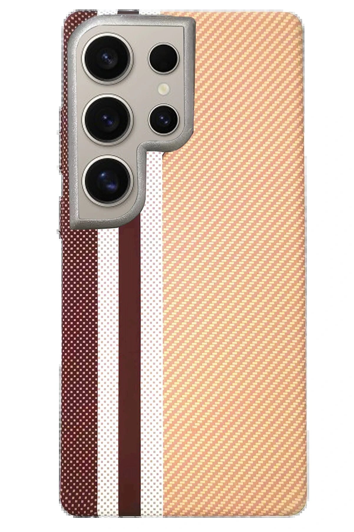 Samsung Galaxy S24 Ultra Besa Magsafe Kapak - Krem - Dropx3132-3443