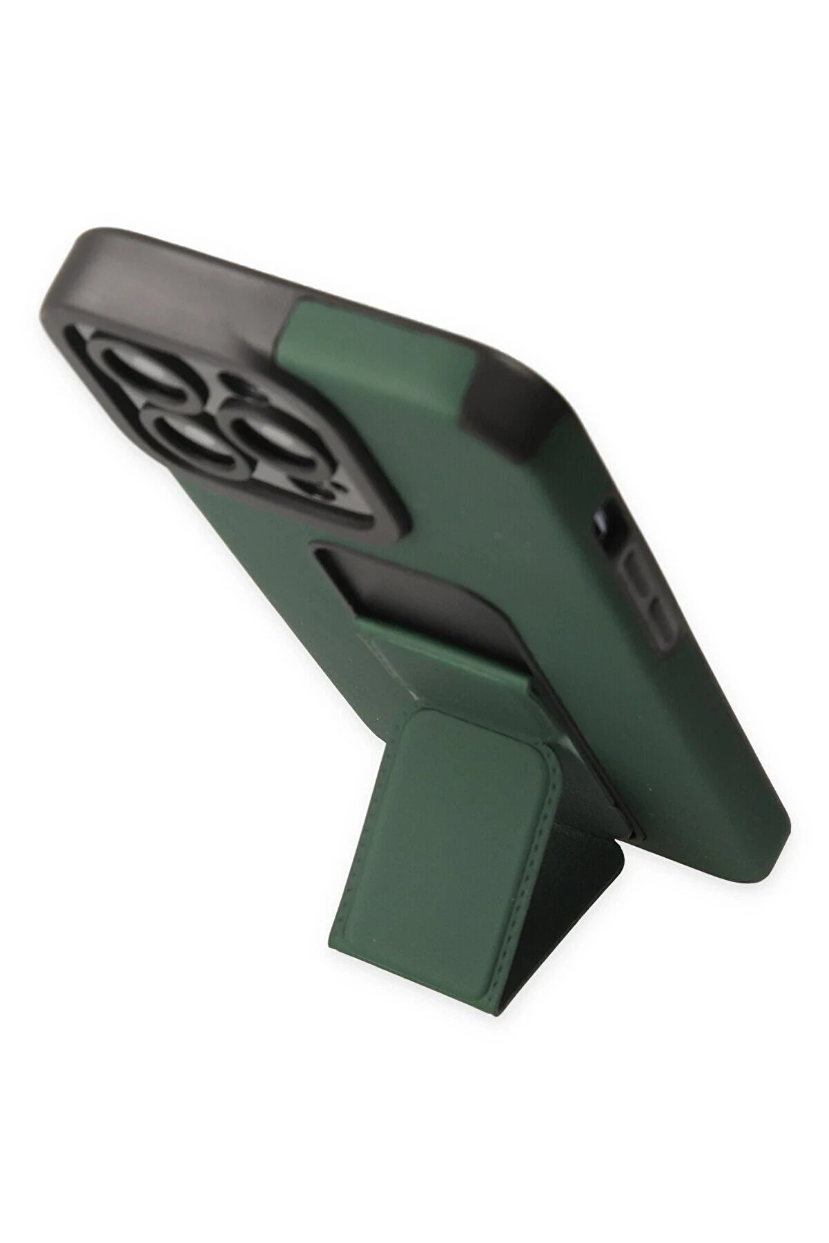 İphone 14 Pro Kılıf Mega Standlı Si̇li̇kon - Yeşi̇l - Dropx1472-1396