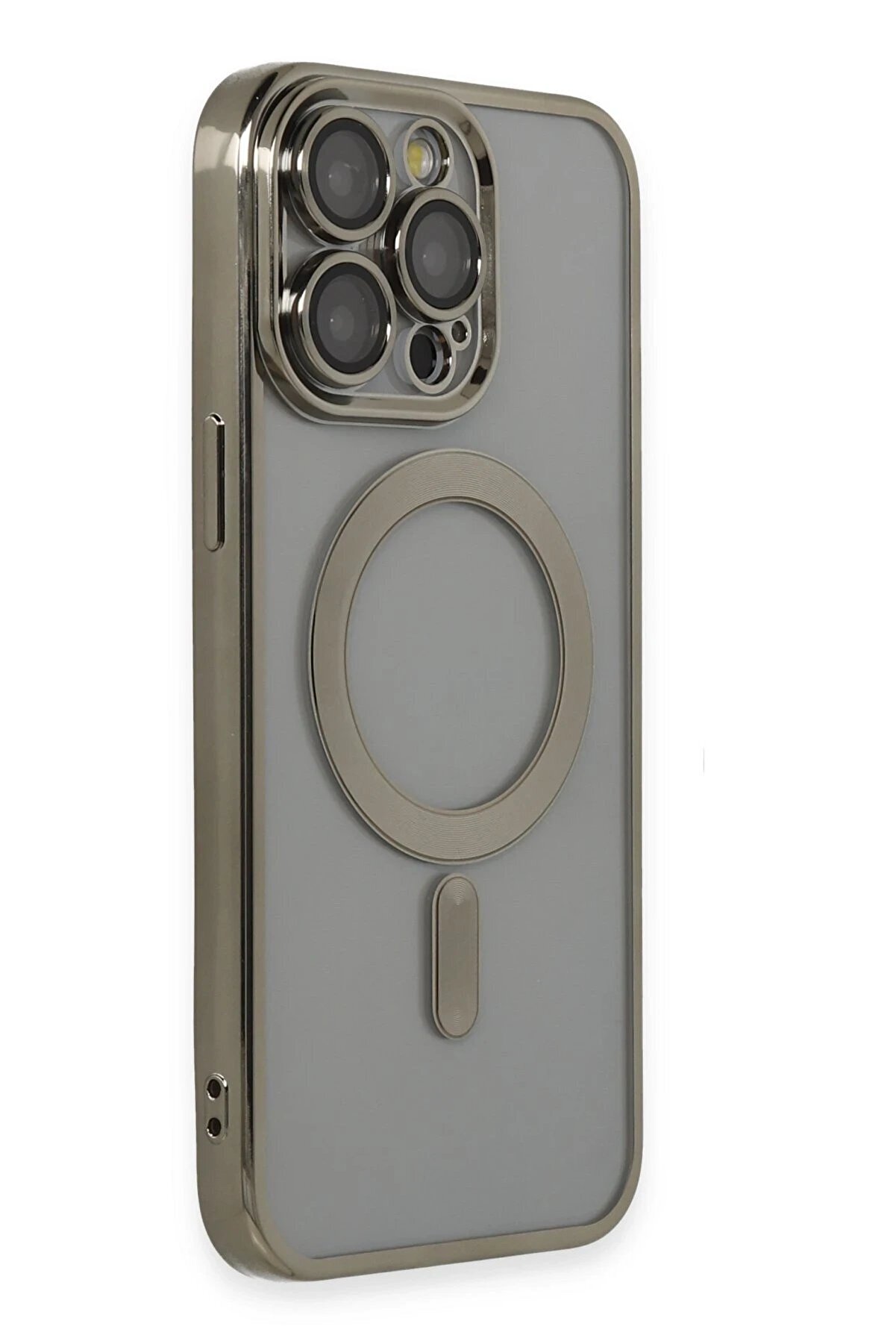 İphone 14 Pro Max Kılıf Kross Magneti̇csafe Kapak - Ti̇tan Gri̇ - Dropx4747-5195