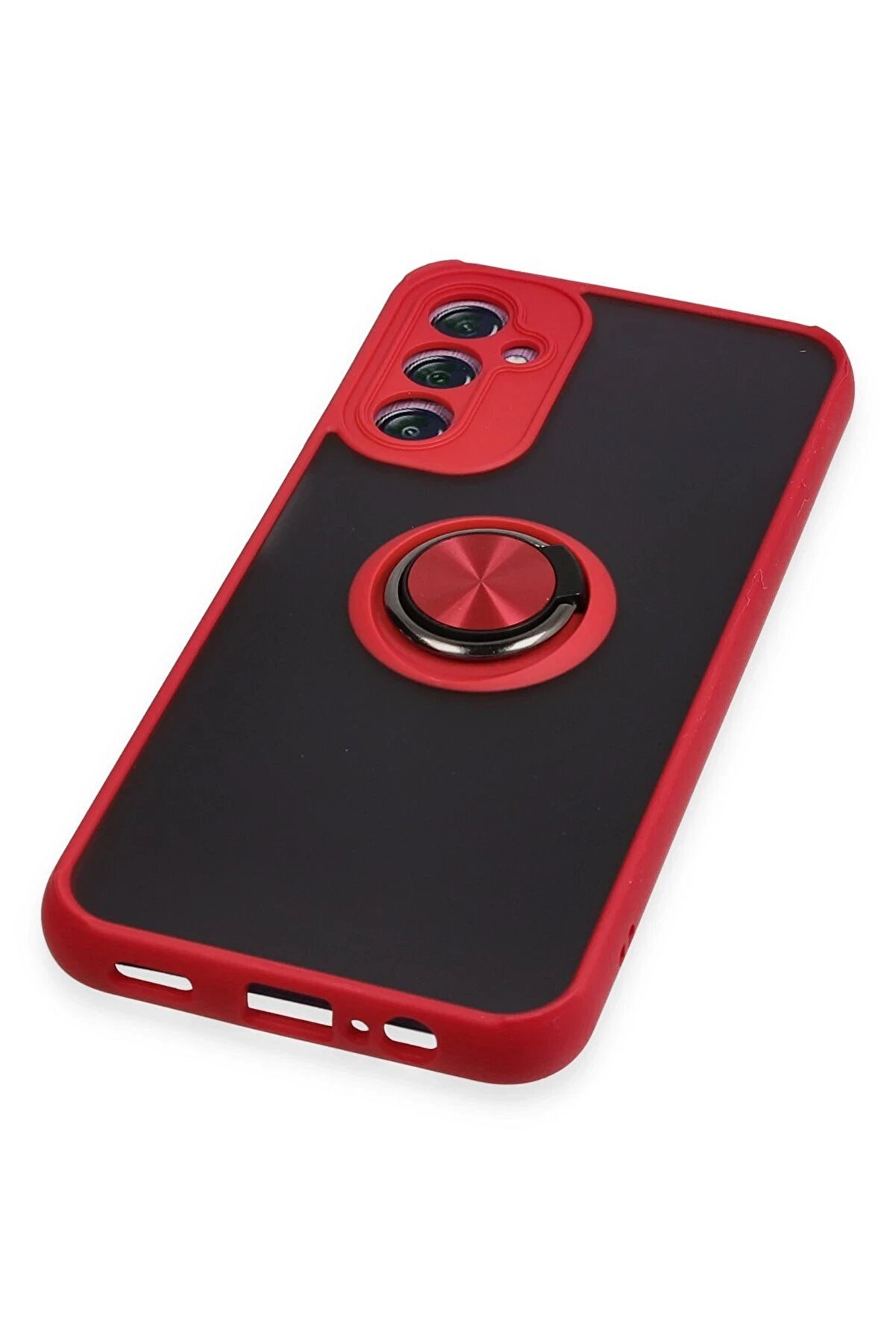 Samsung Galaxy A14 4G Kılıf Montreal Y&uuml;z&uuml;kl&uuml; Si̇li̇kon Kapak - Kırmızı - Dropx2882-1943