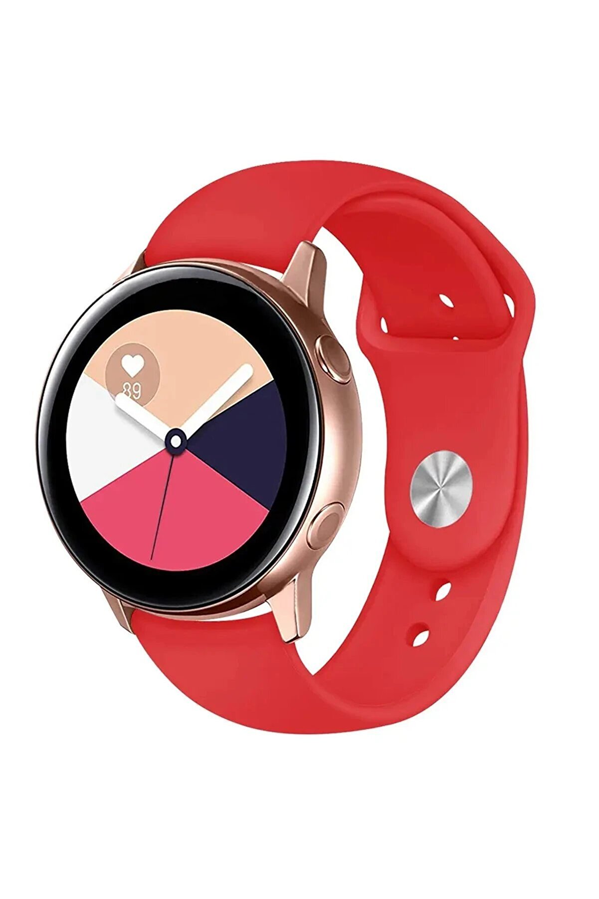 CepteToptan Watch 20mm Klasik Kordon - Kırmızı - DROPX1996-2026