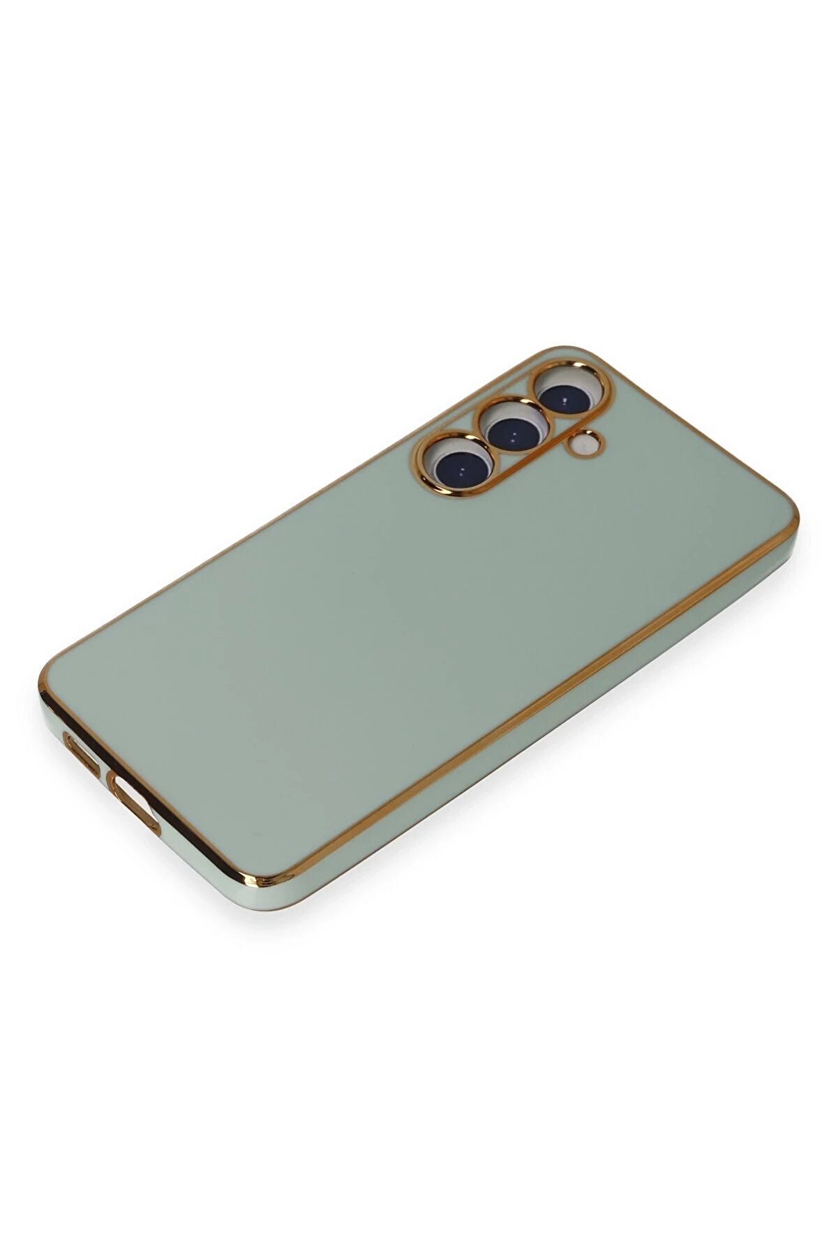 Samsung Galaxy S24 Kılıf Volet Si̇li̇kon - Açık Yeşi̇l - Dropx5151-3076