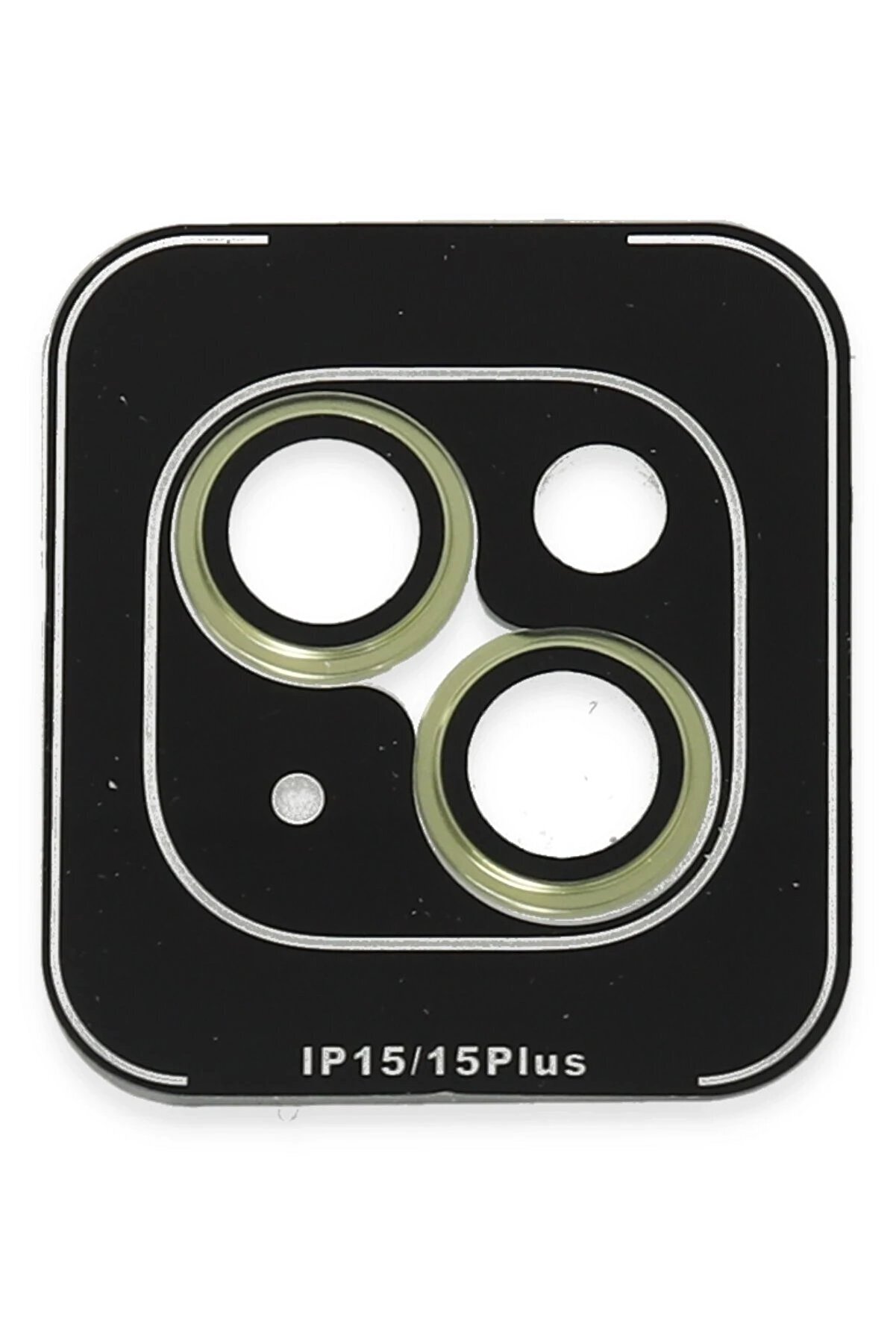 CepteToptan iPhone 15 PVD Metal Kamera Lens - Sarı - DROPX6818-2764