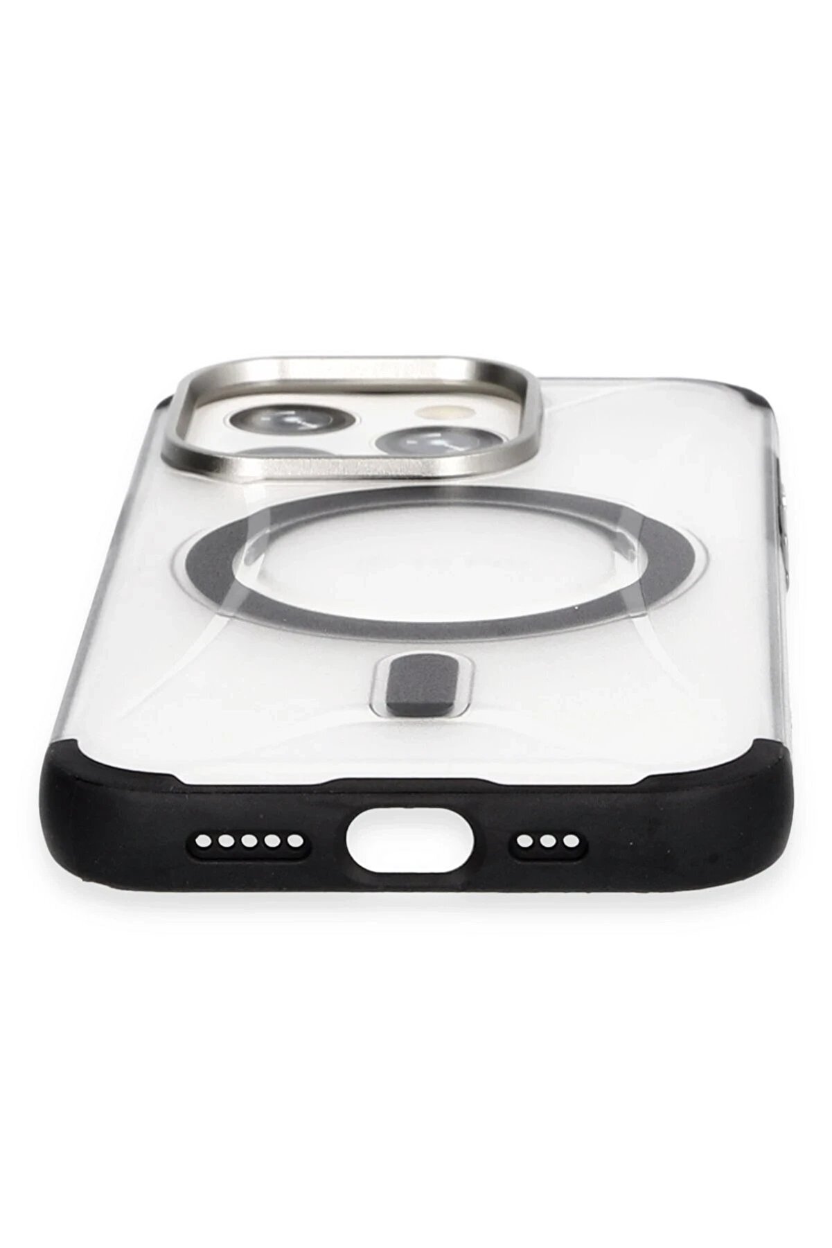 İphone 15 Pro Max Hi̇lton Magsafe Kapak - Si̇yah - Bfour6847-6071