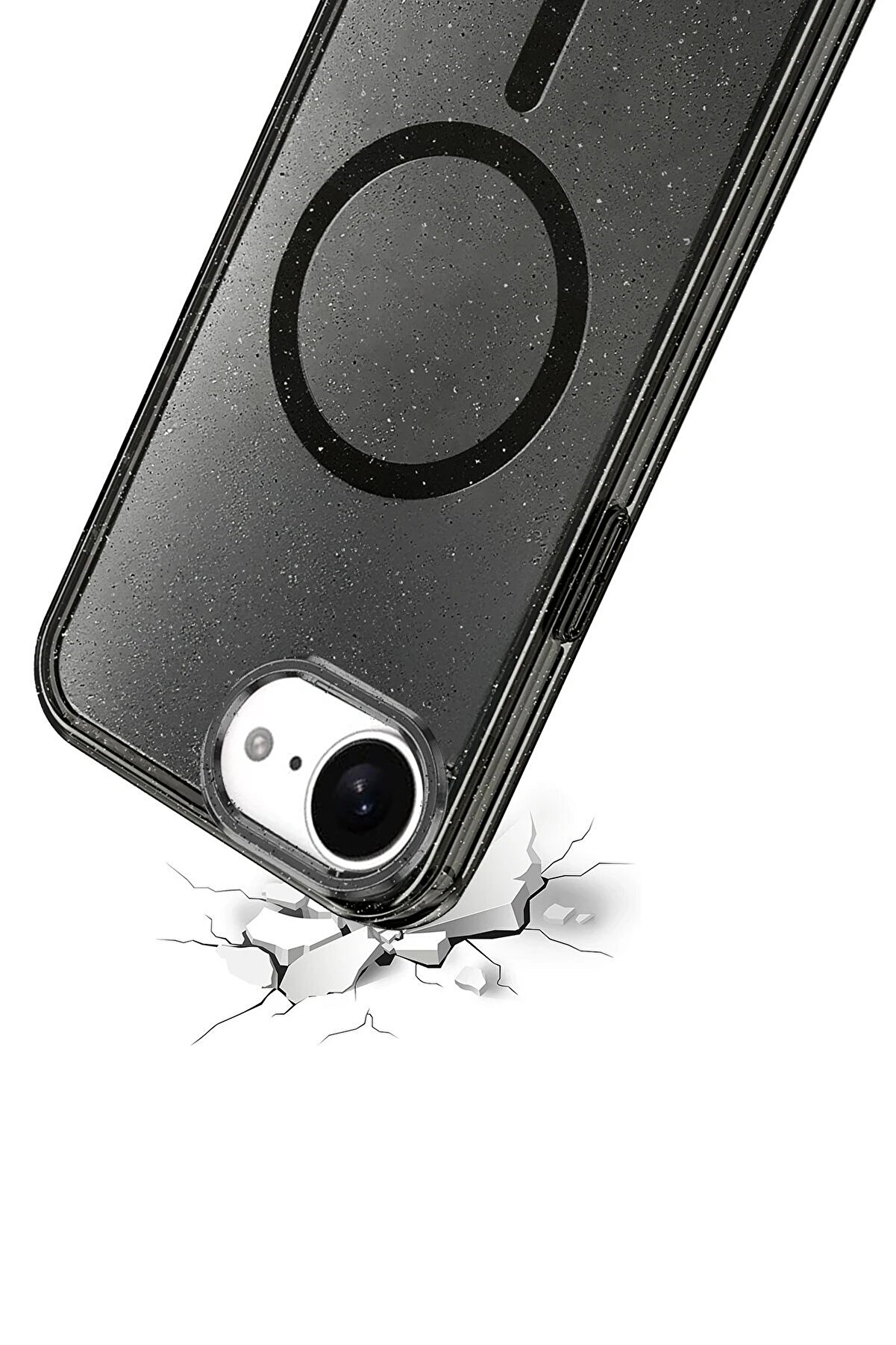 Apple İphone 16E Star Magsafe Kapak - Si̇yah - Dropx4439-6758
