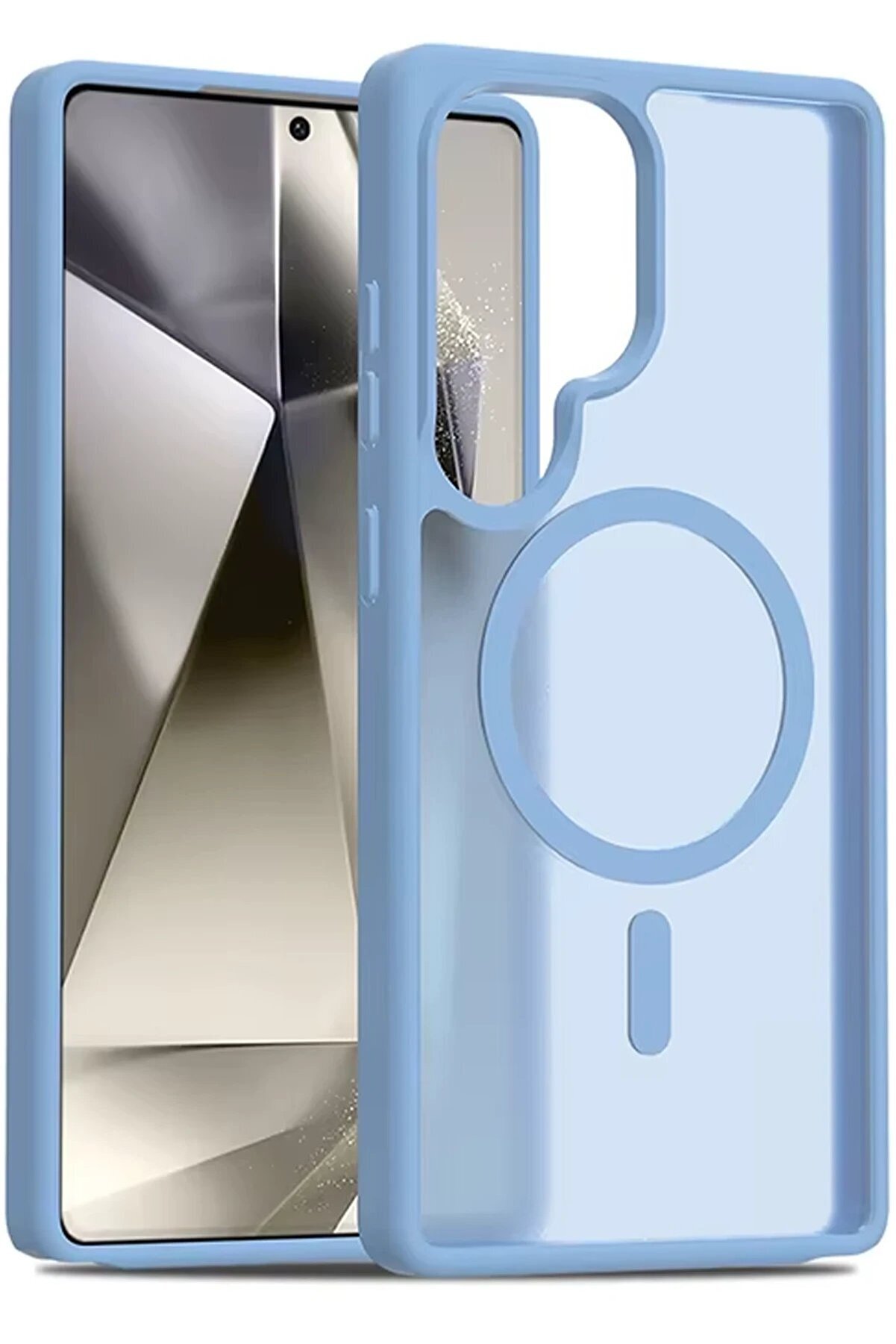 Samsung Galaxy S25 Ultra Jota Magsafe Kapak - A&ccedil;ık Mavi̇ - Dropx5265-5625