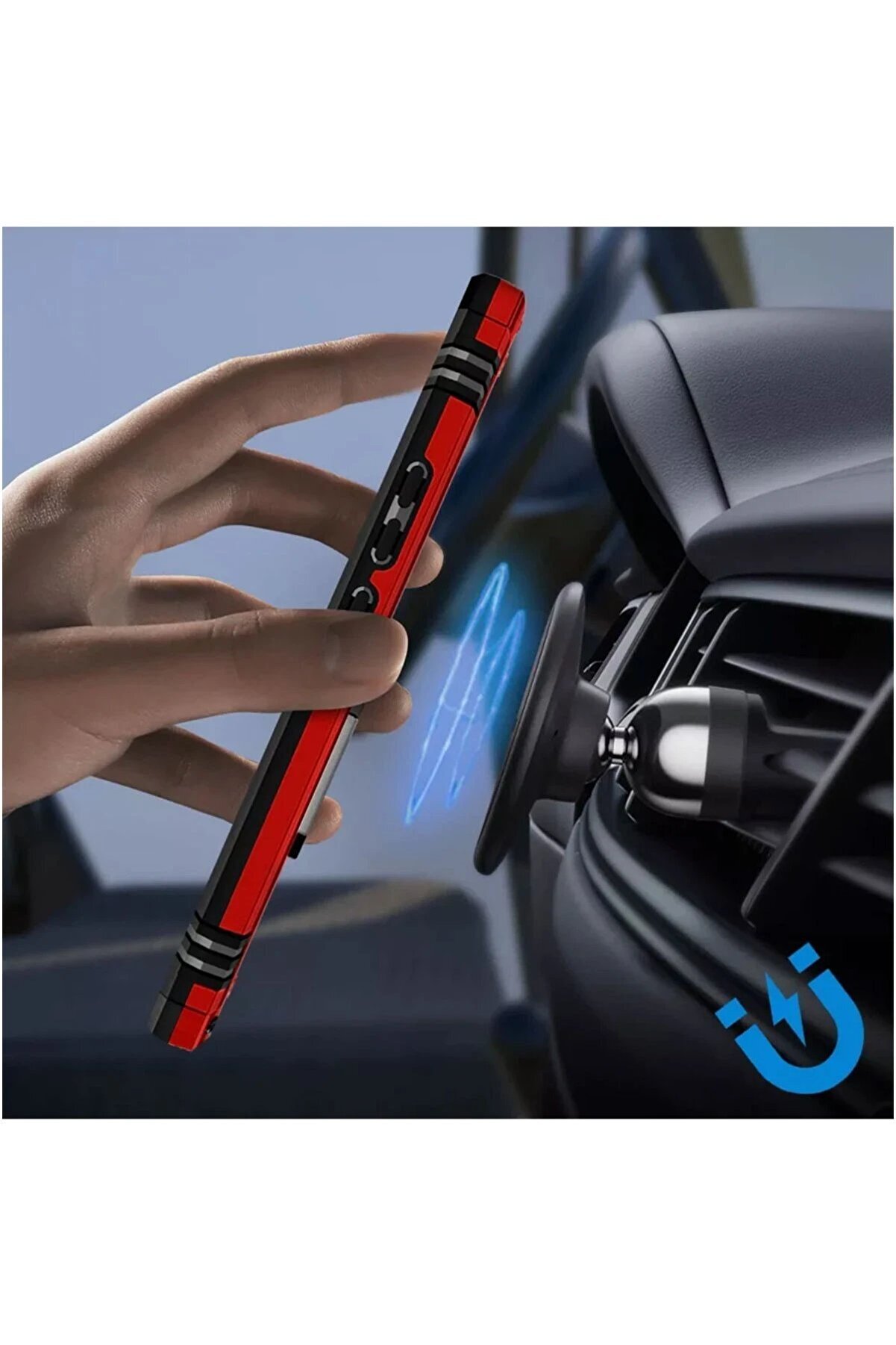 Samsung Galaxy A54 5G Kılıf Sofya Yüzüklü Si̇li̇kon Kapak - Rose - Dropx3578-5242