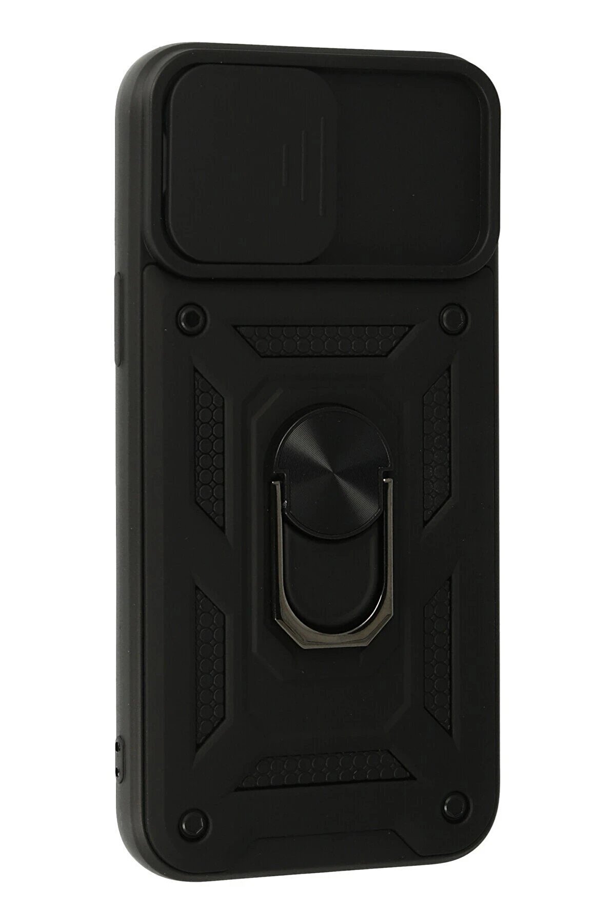 İphone 13 Pro Kılıf Pars Lens Y&uuml;z&uuml;kl&uuml; Si̇li̇kon - Si̇yah - Dropx5427-4746