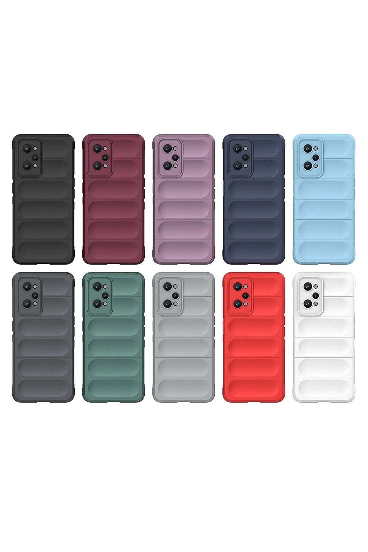 Realme Gt2 5G Kılıf Opti̇mum Si̇li̇kon - Krem - Dropx1247-1697