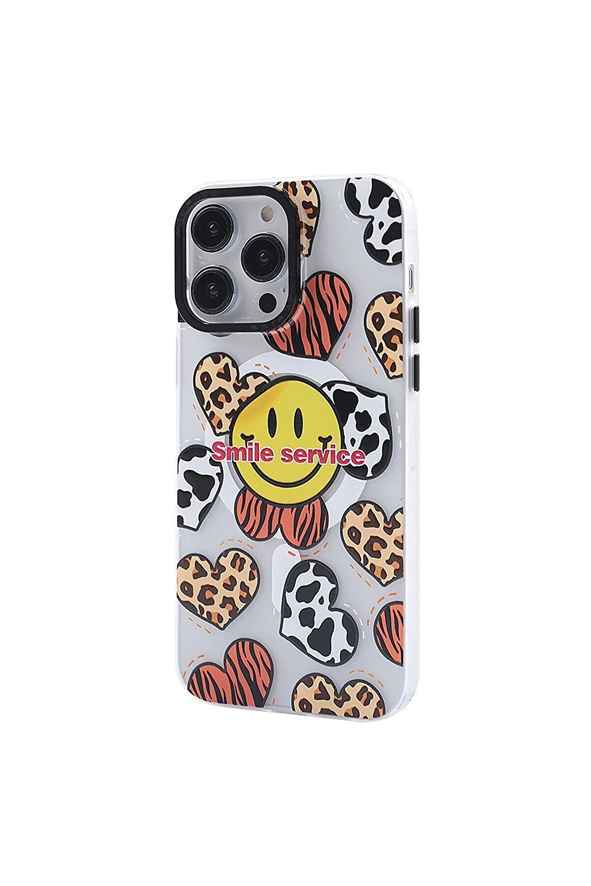 İphone 14 Pro Max Kılıf Apollo Magneti̇csafe Desenli̇ Kapak - Apollo Şeffaf - 2 - Dropx8057-2978