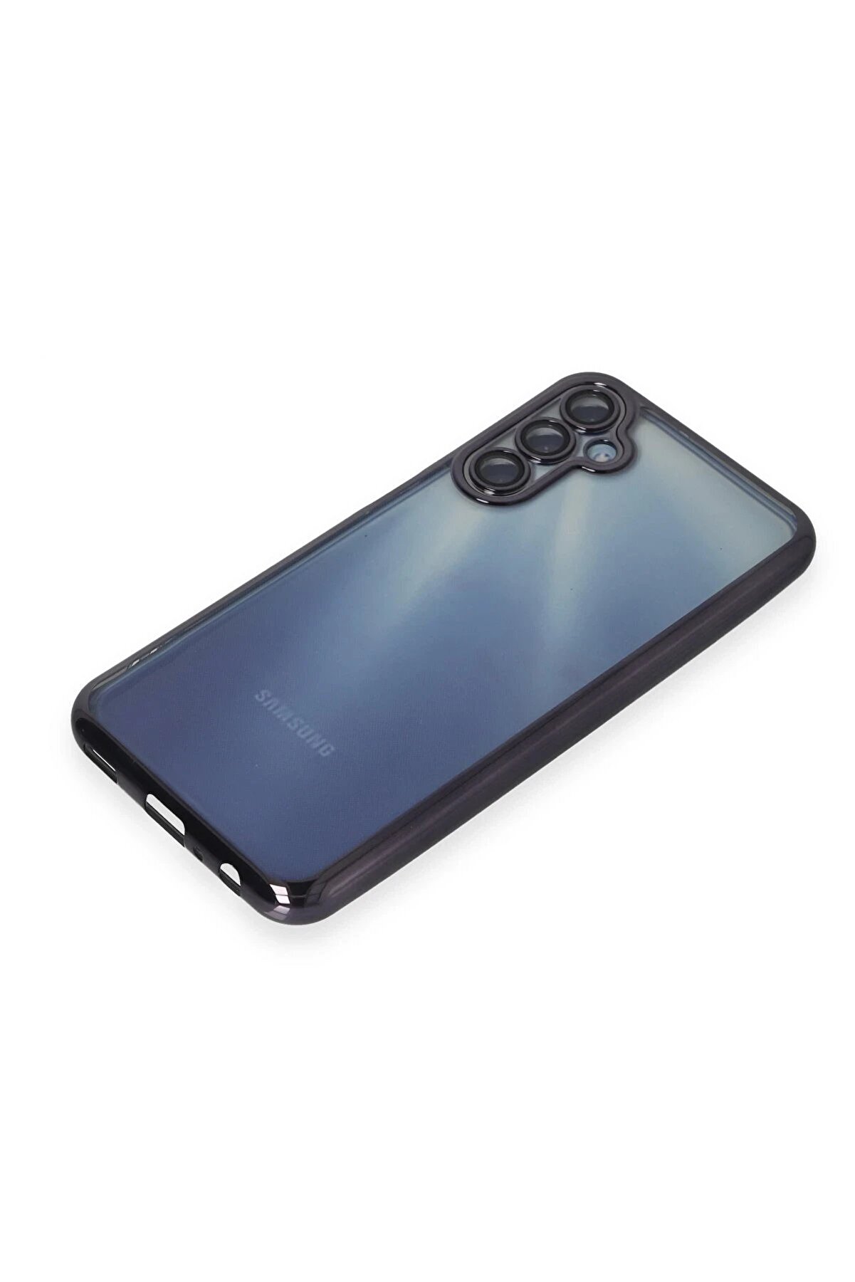 Samsung Galaxy A25 5G Kılıf Lensli̇ Si̇li̇kon - Mor - Dropx8268-2896