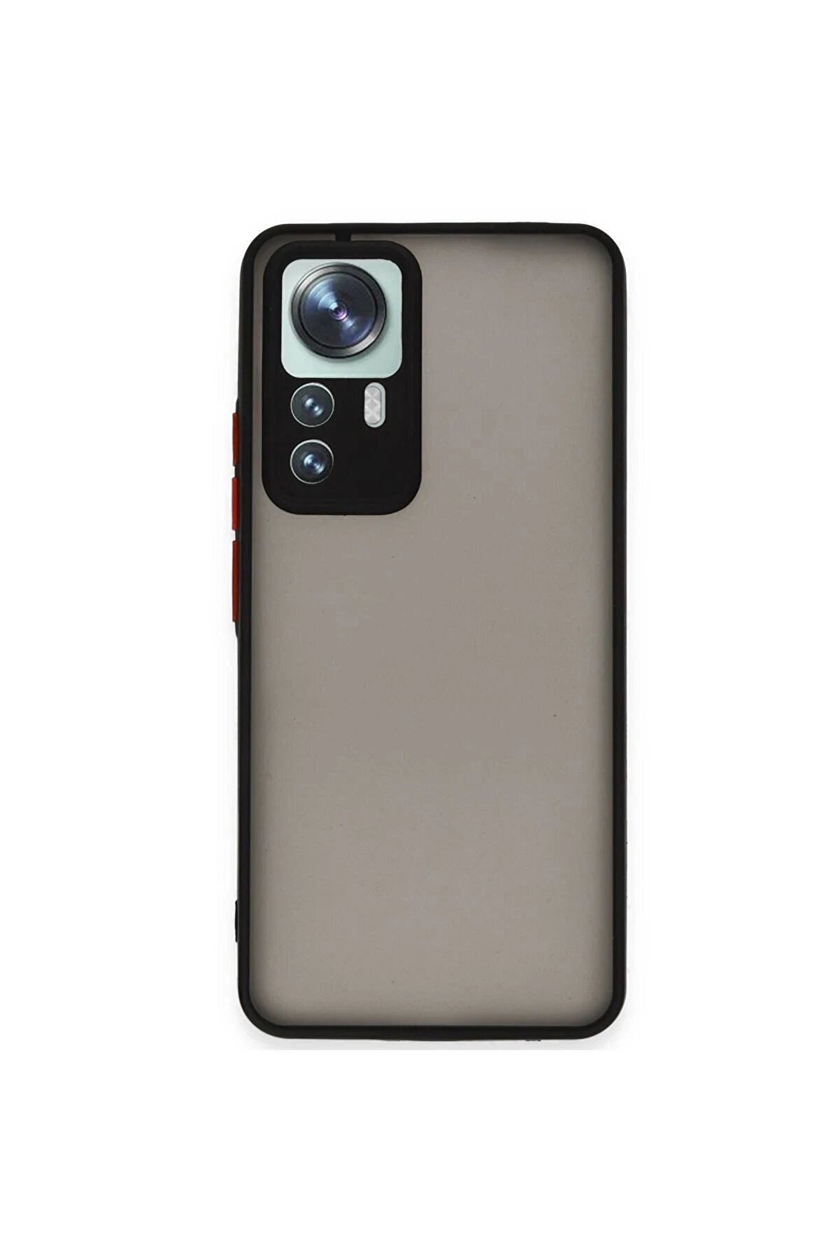 CepteToptan Xiaomi Mi 12T Pro Kılıf Montreal Silikon Kapak - Siyah - DROPX4138-1306