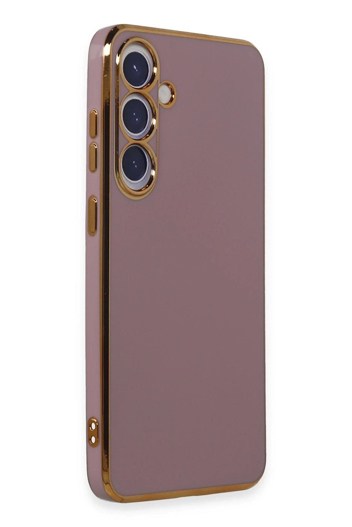 Samsung Galaxy S24 Plus Kılıf Volet Si̇li̇kon - Mor - Dropx3882-6277