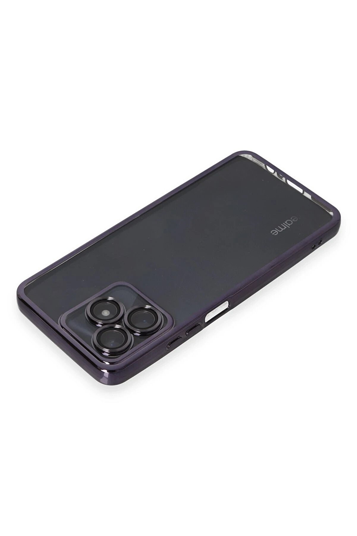 Realme C53 Kılıf Lensli̇ Si̇li̇kon - Mor - Dropx5117-6368