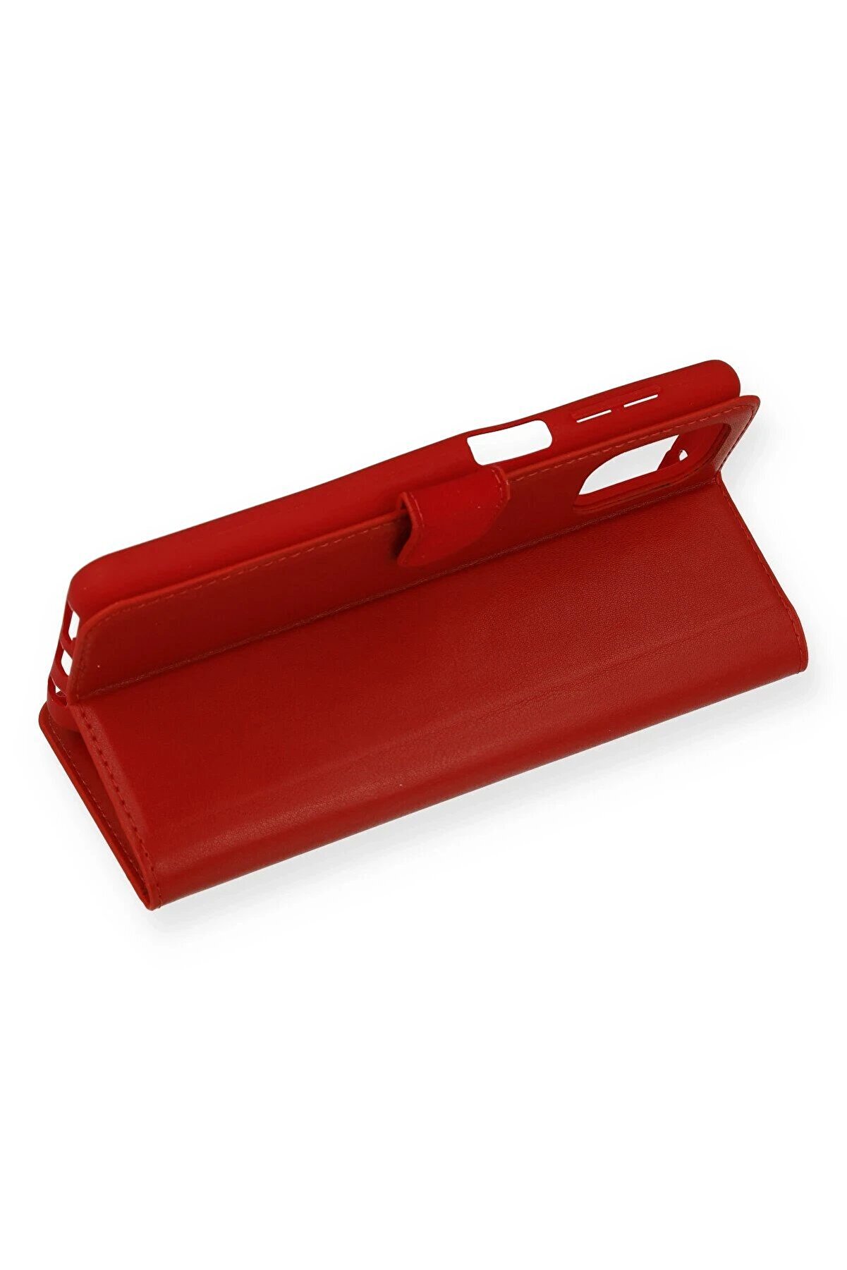 Samsung Galaxy M51 Trend S Plus Kapaklı Kılıf - Kırmızı - Dropx8590-2637