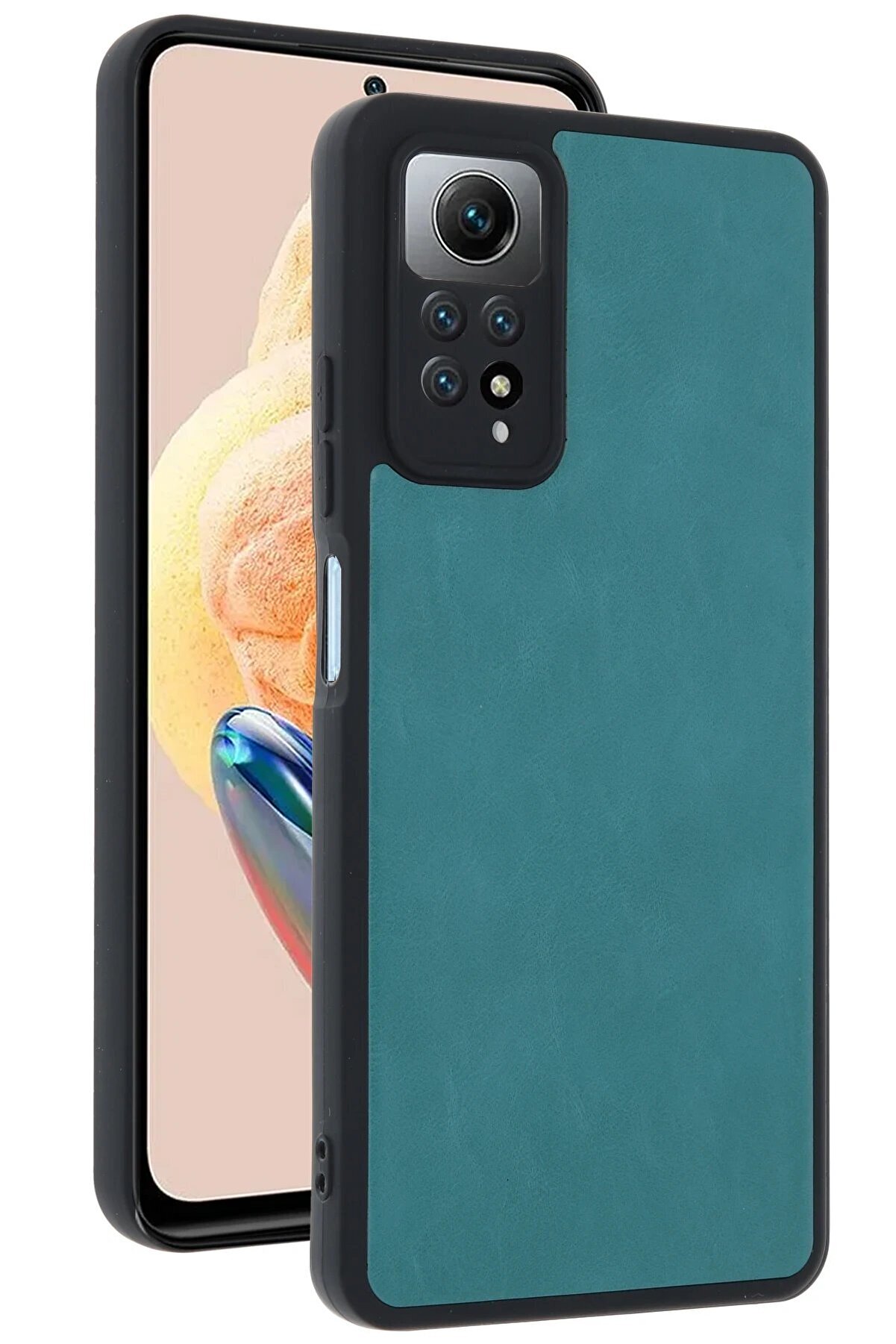 Xi̇aomi̇ Redmi̇ Note 12 Pro 4G Kılıf Aras Deri̇ Kapak - Açık Yeşi̇l - Dropx2047-1314