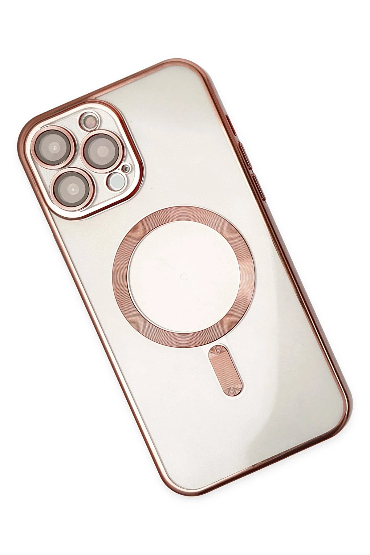 İphone 13 Pro Kılıf Kross Magneti̇csafe Kapak - Rose - Dropx7942-1519