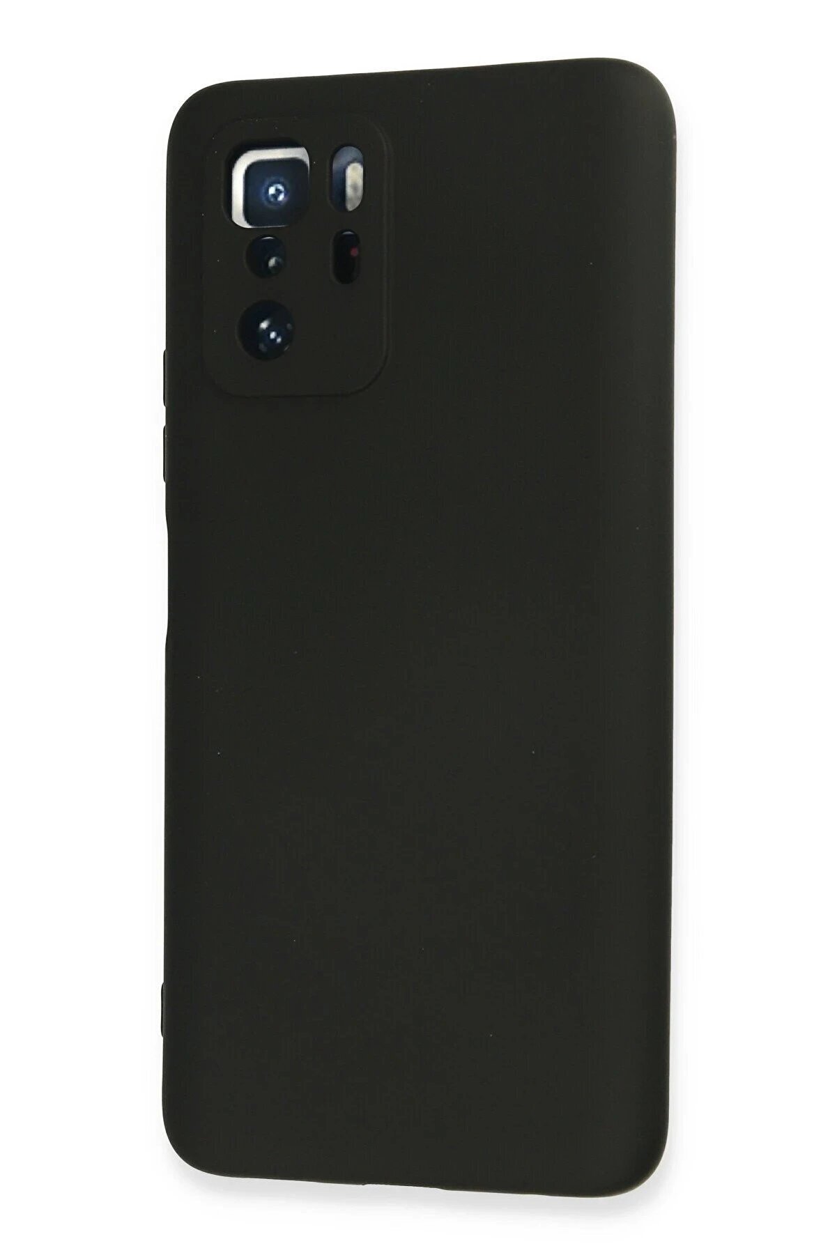 Xi̇aomi̇ Poco X3 Gt Kılıf Nano İ&ccedil;i̇ Kadi̇fe Si̇li̇kon - Si̇yah - Dropx8617-8378