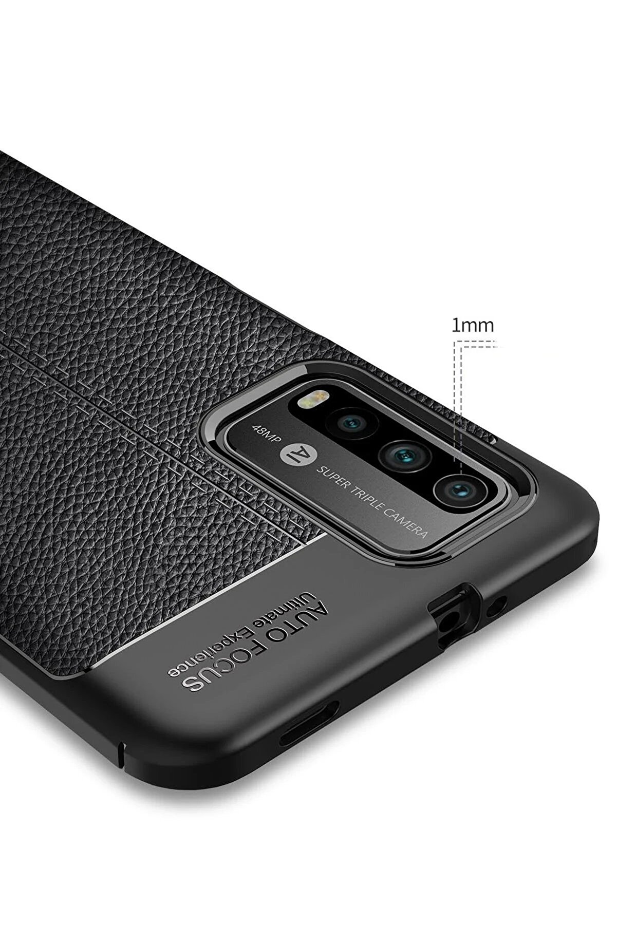 Xi̇aomi̇ Redmi̇ 9T Kılıf Auto Focus Kapak - Si̇yah - Dropx4496-1371