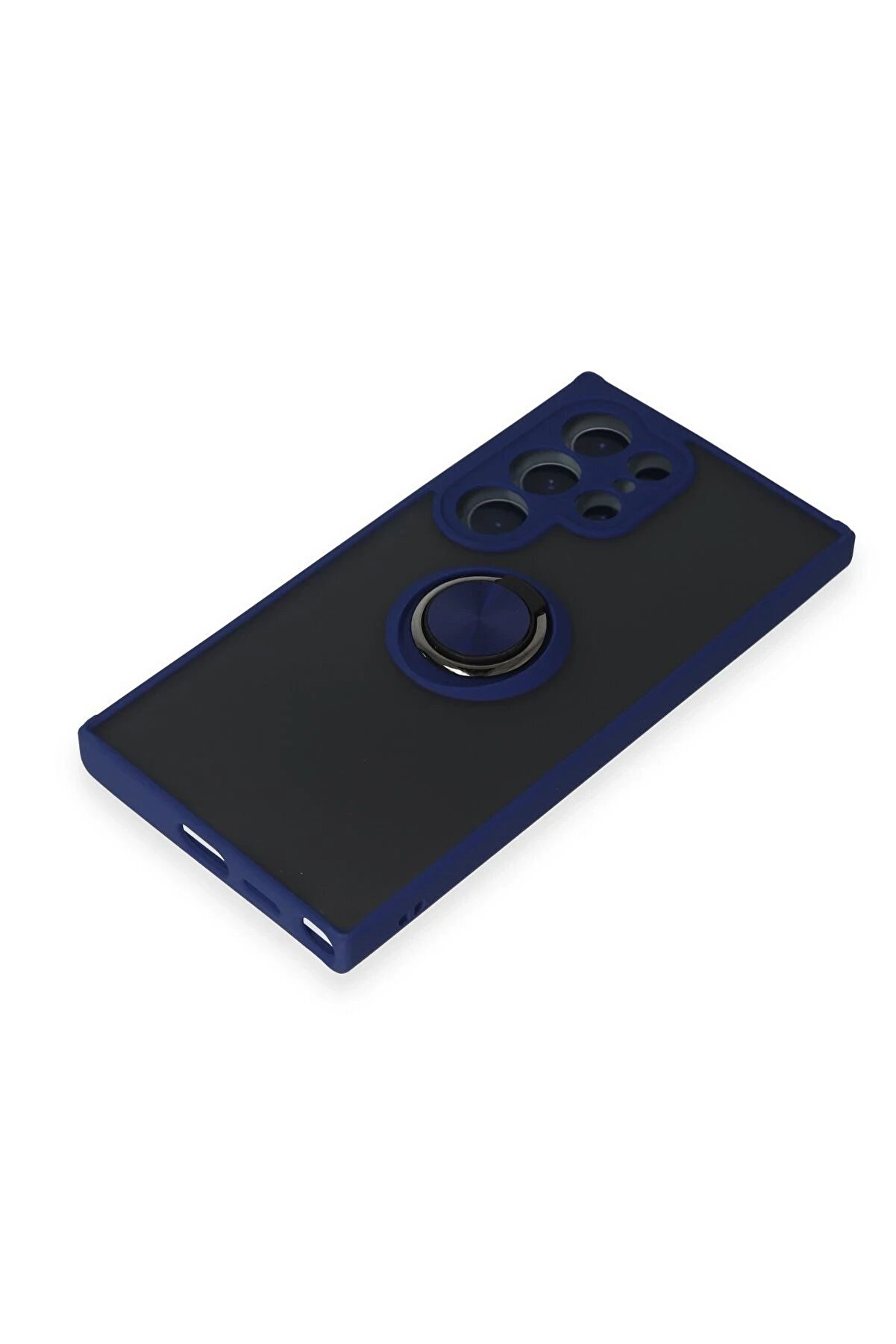 Samsung Galaxy S24 Ultra Kılıf Montreal Y&uuml;z&uuml;kl&uuml; Si̇li̇kon Kapak - Laci̇vert - Dropx9259-9743