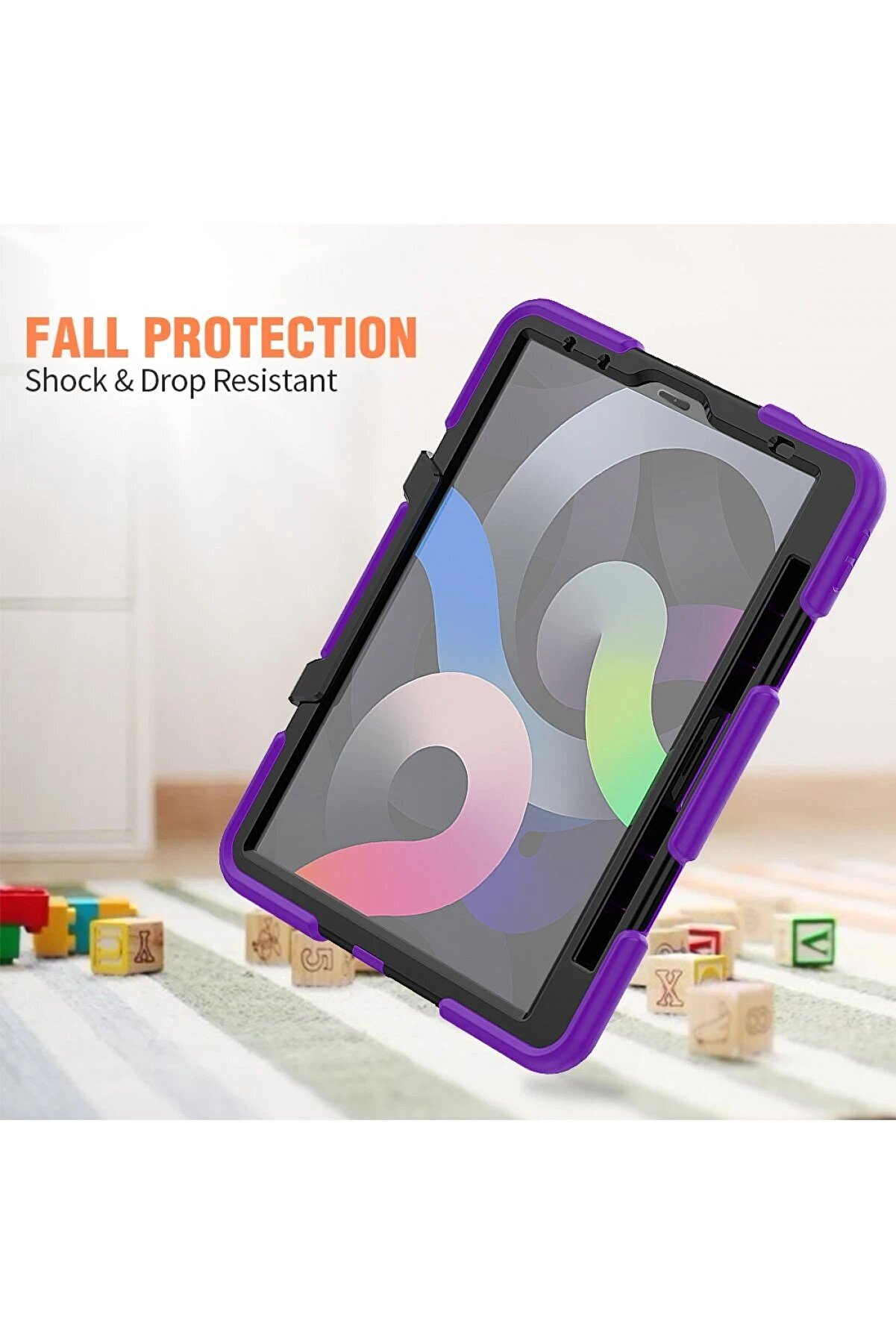 İpad Pro 11 (2020) Kılıf Gri̇ffi̇n Tablet Kapak - Mor - Dropx4535-1640