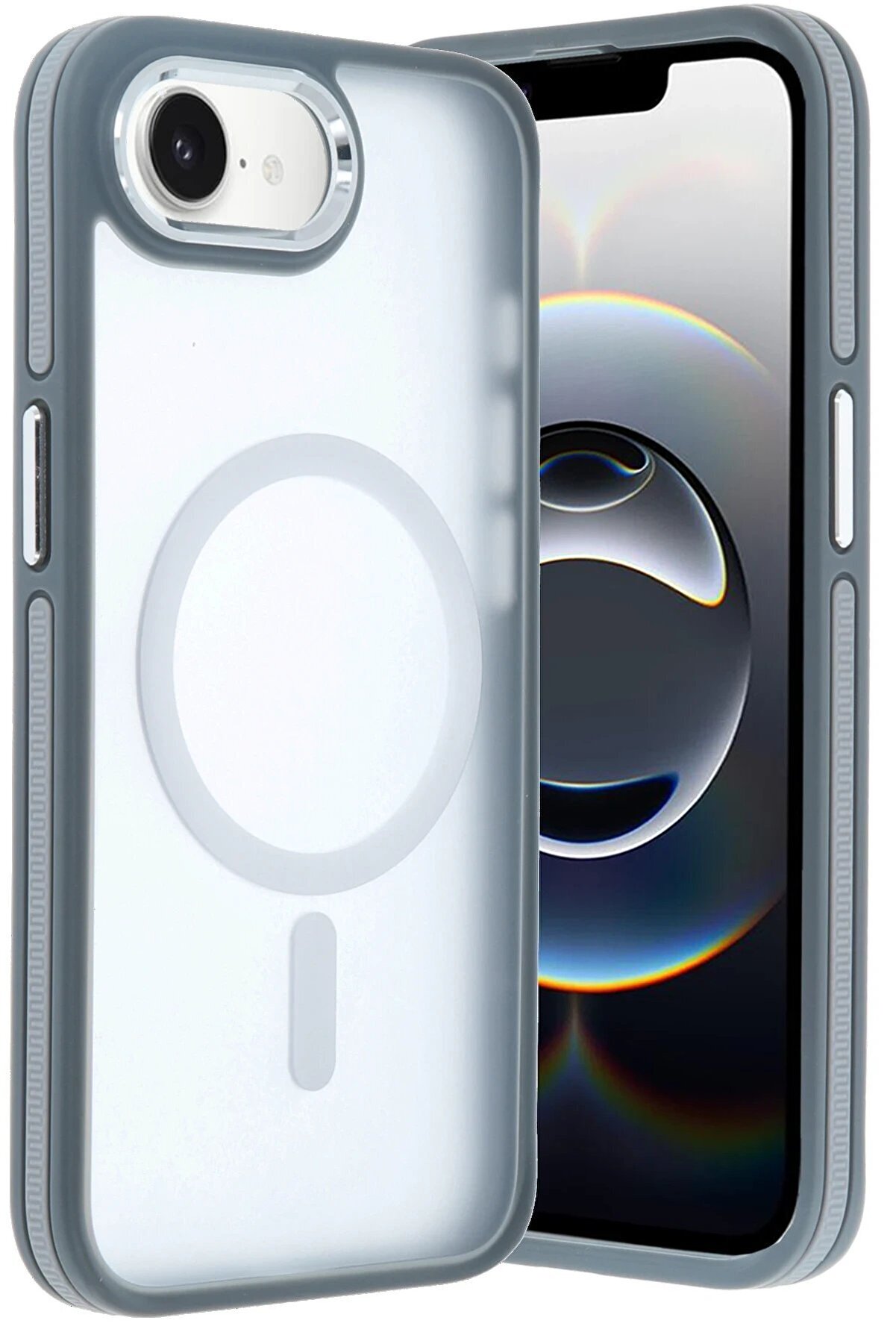 İphone 16E Wi̇nner Magsafe Kapak - Gri̇ - Dropx4136-3242