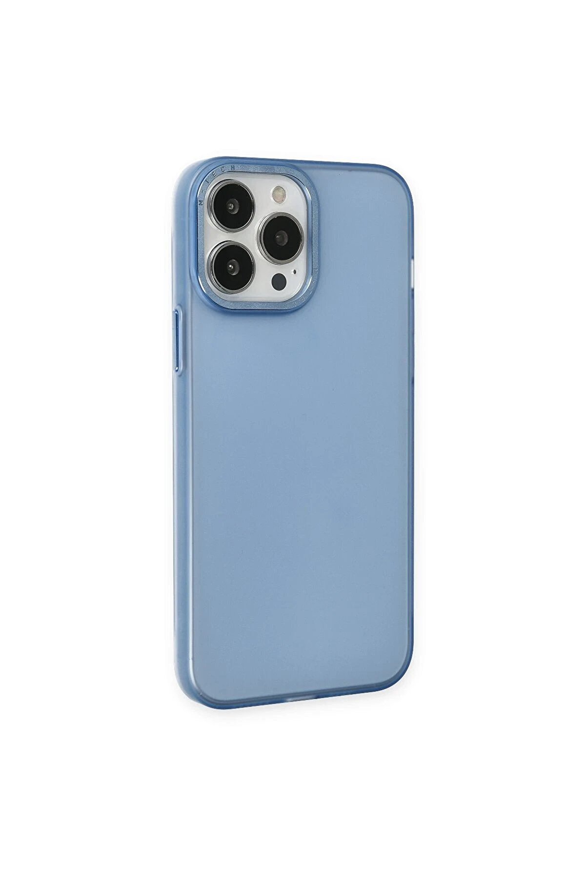 İphone 14 Pro Max Kılıf Modos Metal Kapak - Mavi̇ - Dropx2709-6763