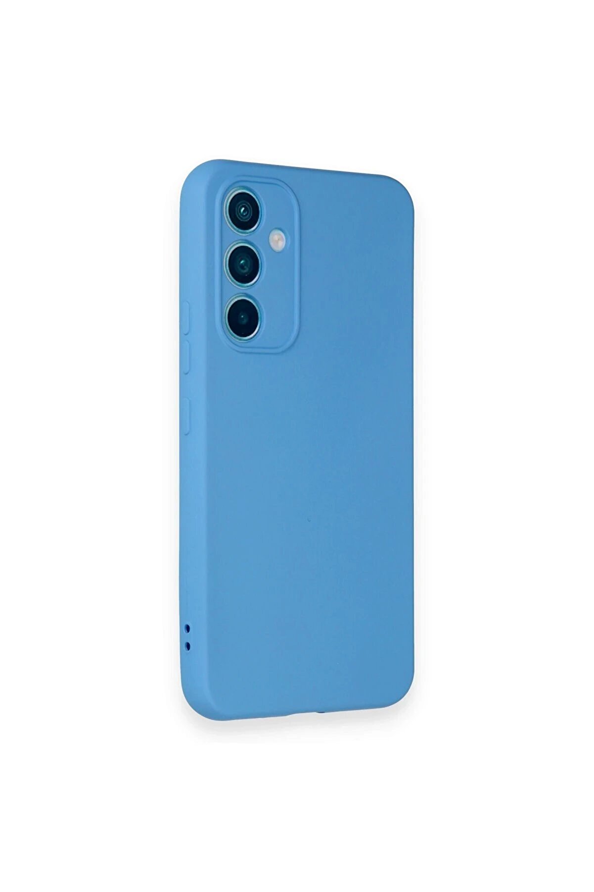 Samsung Galaxy A54 5G Kılıf Nano İçi̇ Kadi̇fe Si̇li̇kon - Mavi̇ - Dropx3528-7654