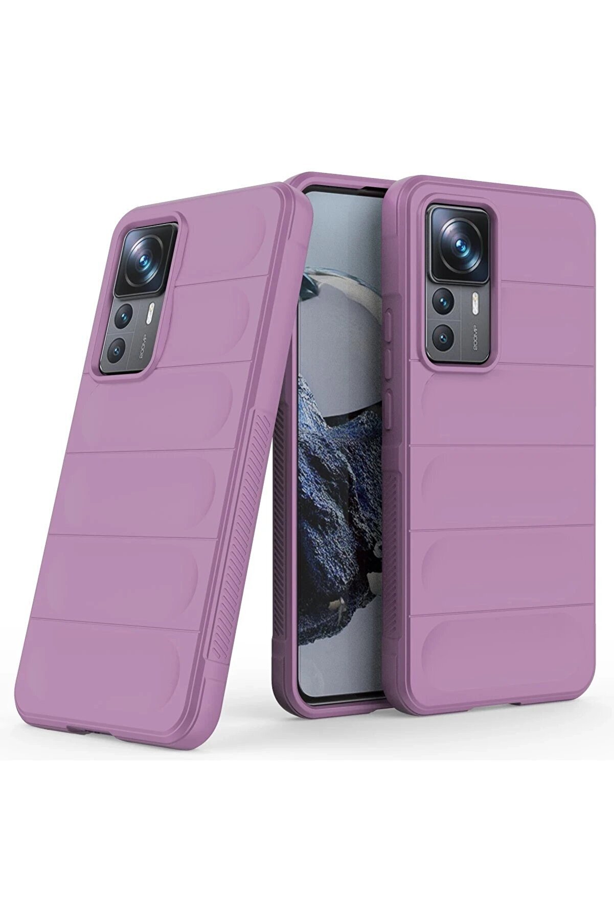 Xi̇aomi̇ Mi̇ 12T Pro Kılıf Opti̇mum Si̇li̇kon - Mor - Dropx2416-6836