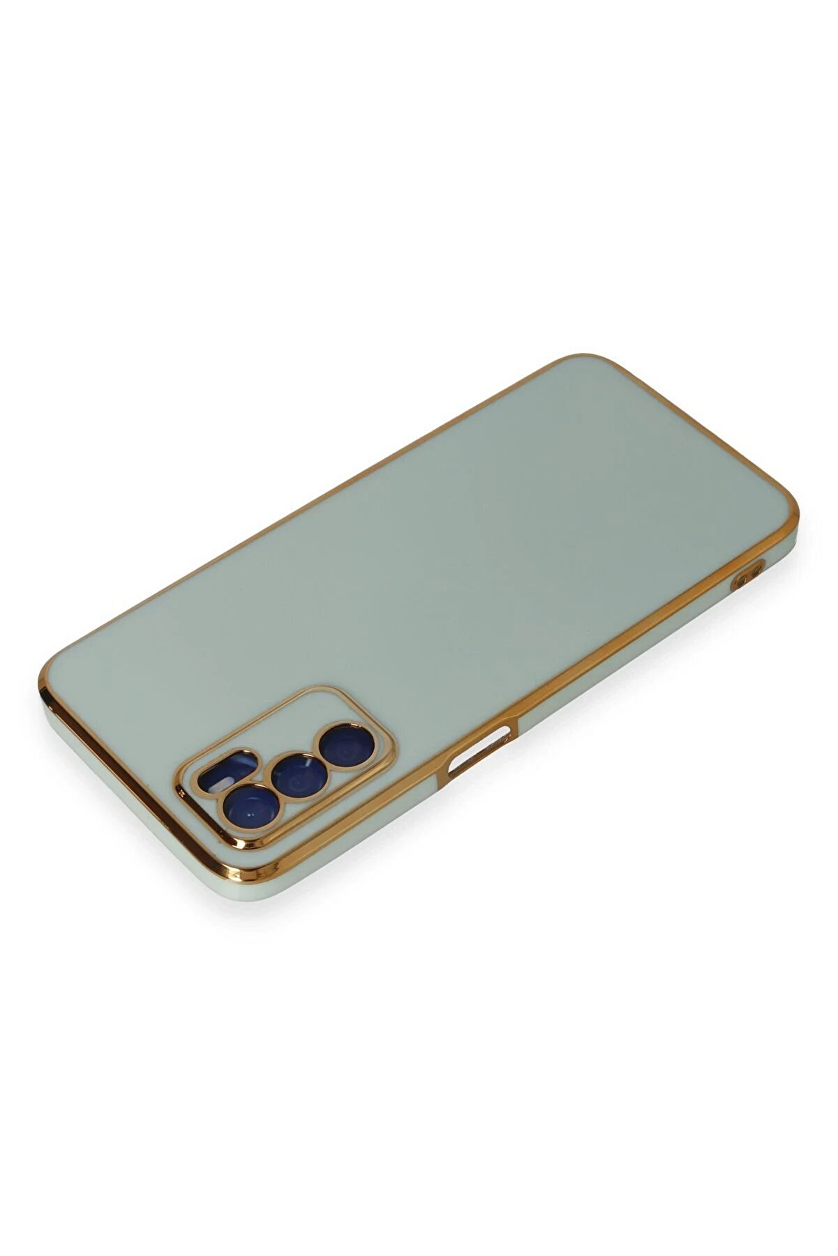 Oppo A16 Kılıf Volet Si̇li̇kon - Açık Yeşi̇l - Dropx8052-5645