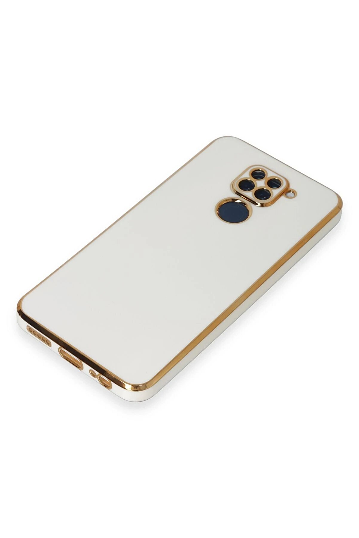 Xi̇aomi̇ Redmi̇ Note 9 Kılıf Volet Si̇li̇kon - Beyaz - Dropx3676-6619