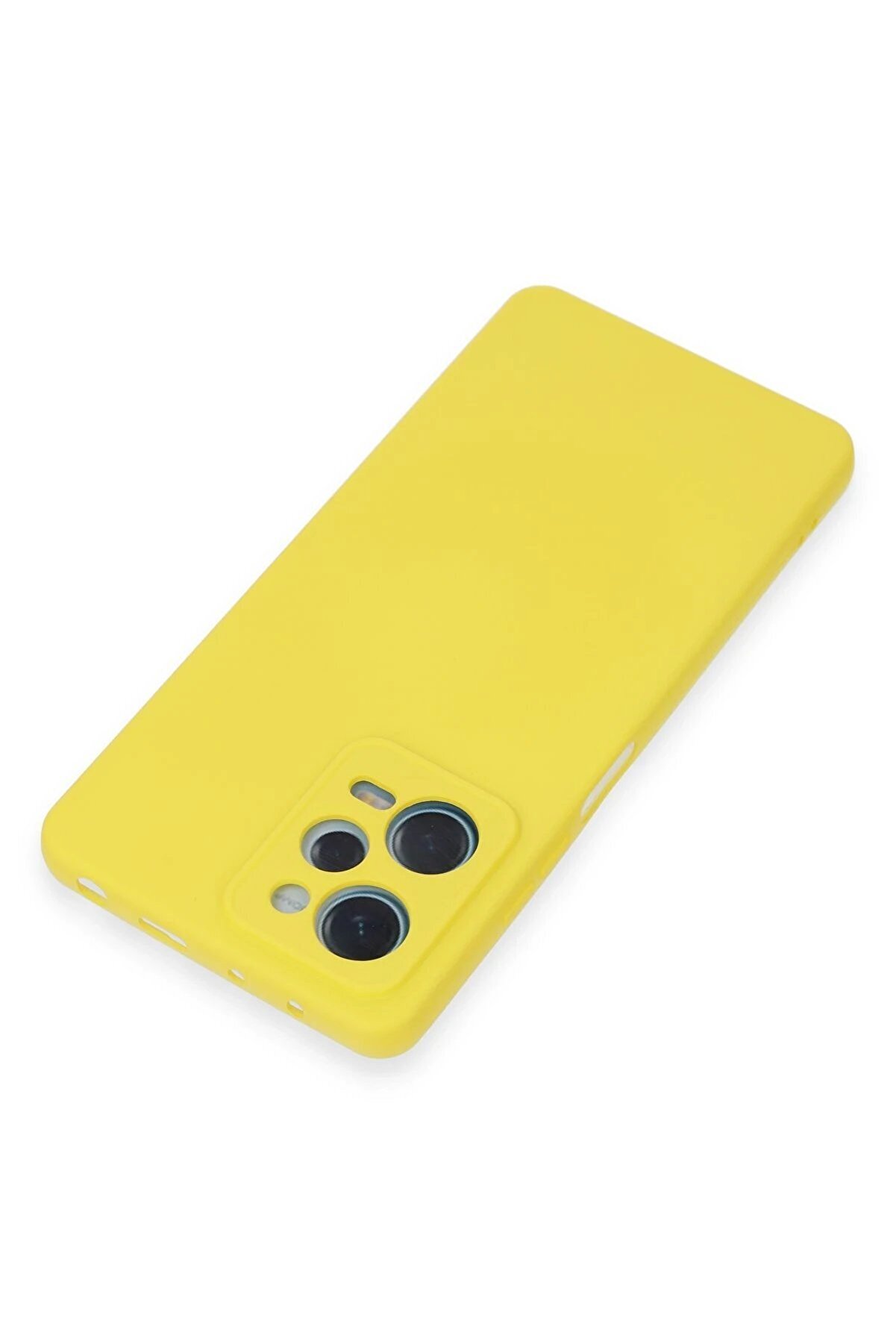 Xi̇aomi̇ Redmi̇ Note 12 Pro 5G Kılıf Nano İçi̇ Kadi̇fe Si̇li̇kon - Sarı - Dropx2552-5597