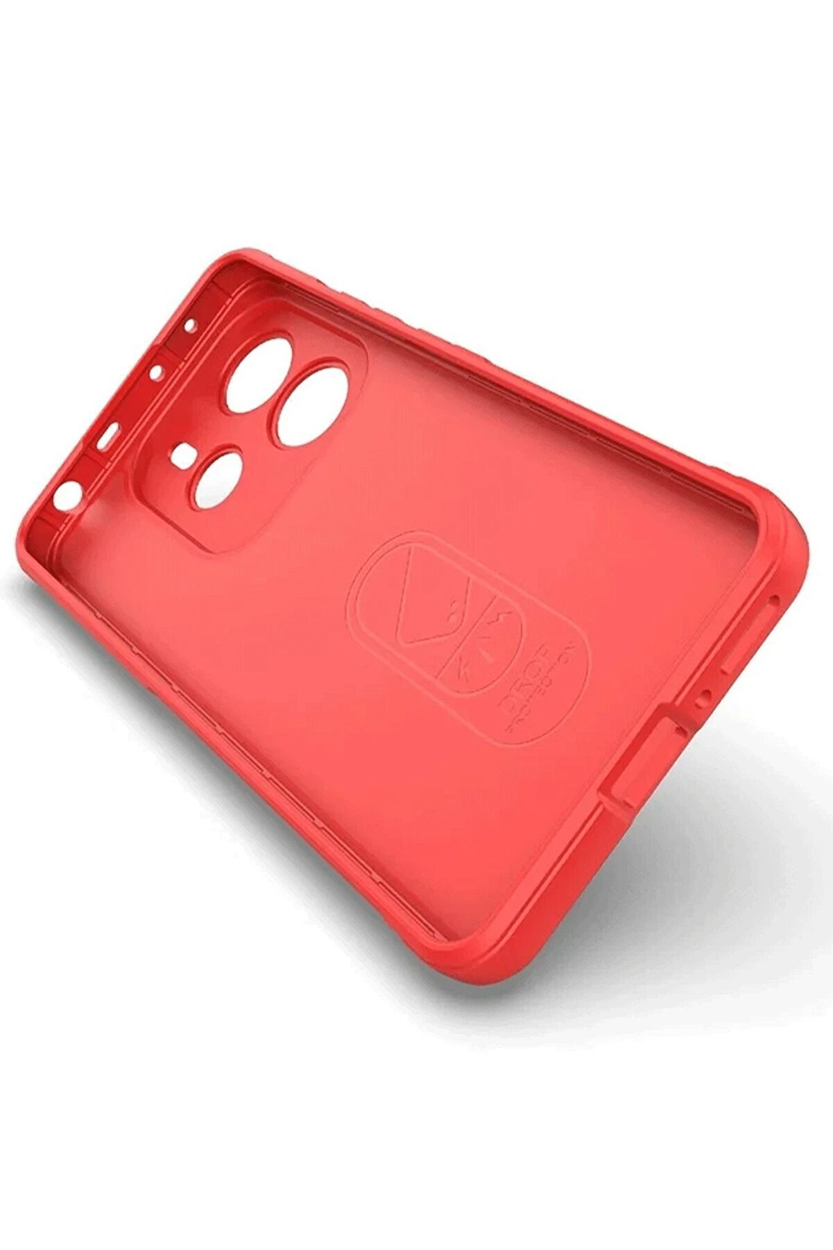 Xi̇aomi̇ Redmi̇ Note 14 4G Kılıf Opti̇mum Si̇li̇kon - Kırmızı - Dropx8765-2624