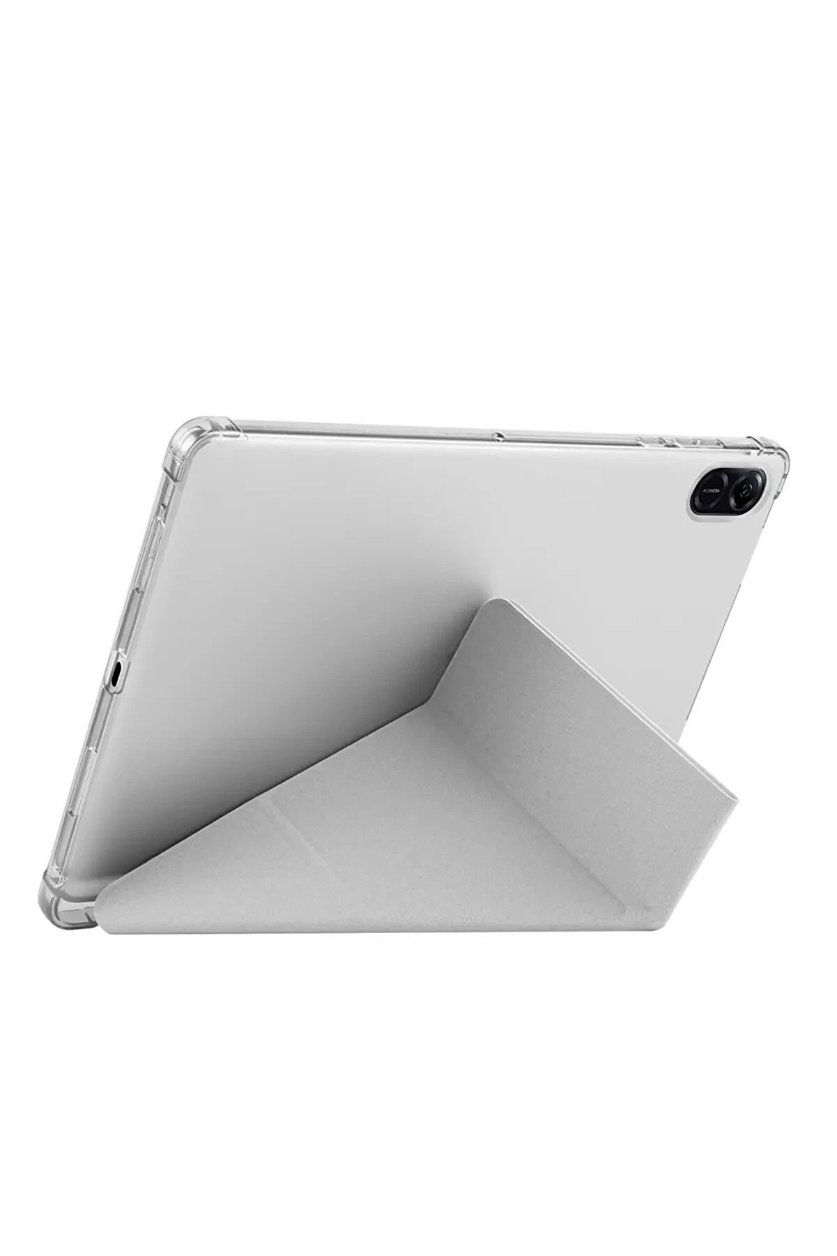 Huawei̇ Honor Pad V9 Kılıf Kalemli̇kli̇ Mars Tablet Kılıfı - Gri̇ - Dropx9961-5244