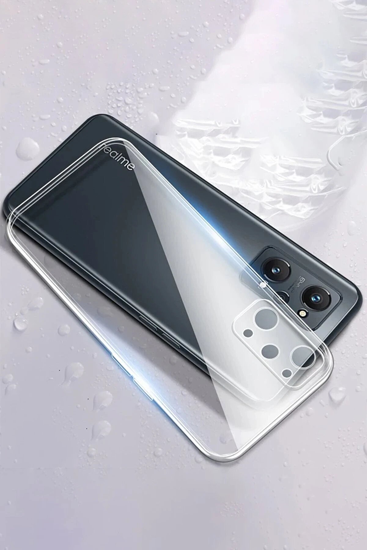 Realme Gt2 Pro 5G Kılıf L&uuml;x Şeffaf Si̇li̇kon - Dropx4737-6139