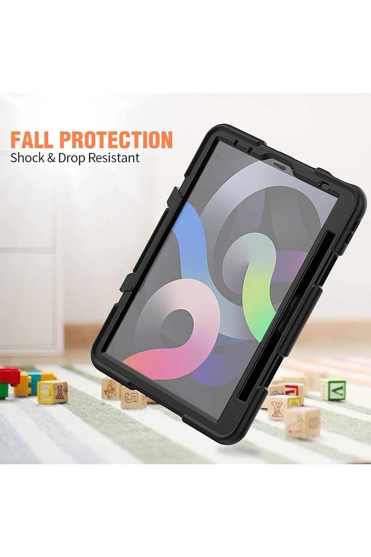 İpad Pro 11 (2020) Kılıf Gri̇ffi̇n Tablet Kapak - Si̇yah - Dropx8445-5144