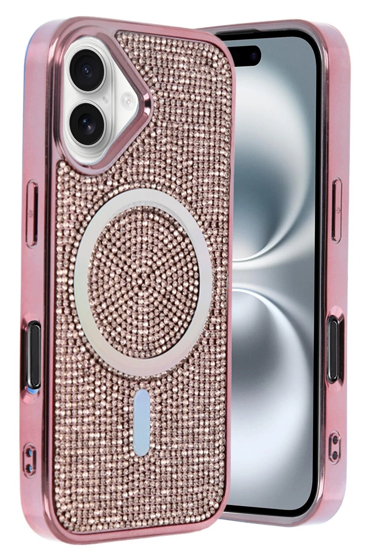 Apple İphone 16 Helen Magsafe Kapak - Pembe - Dropx1342-5369